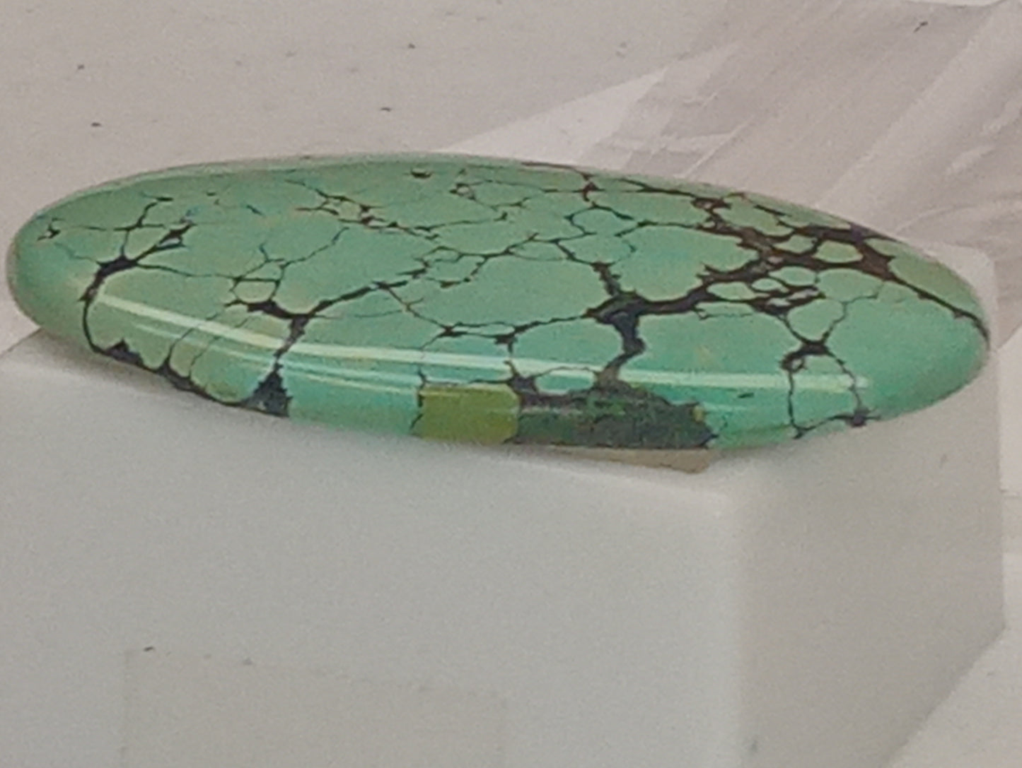 turquoise gemstone Chinese  58.80ct  47mmx34mm 0val