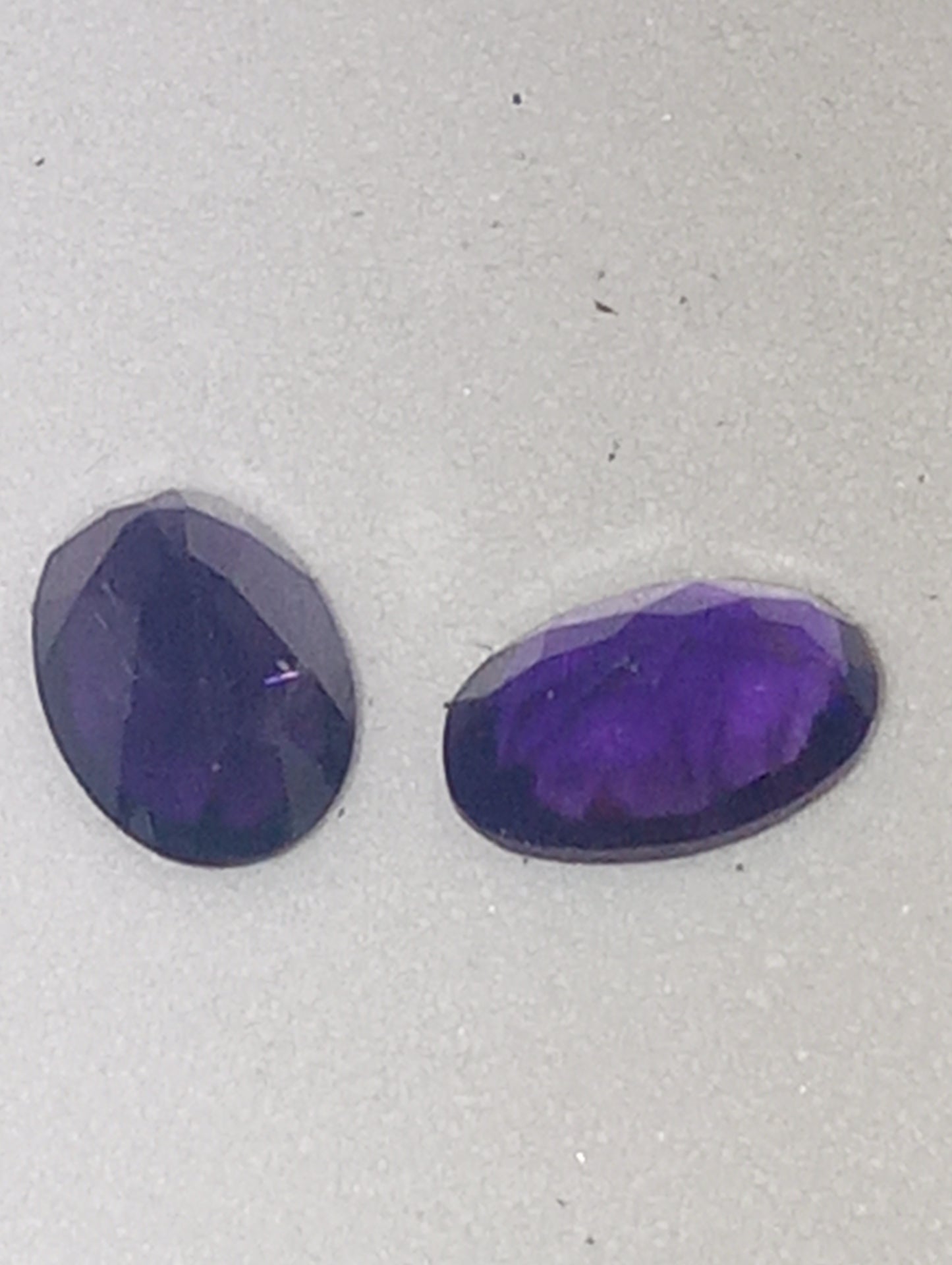 amethyst gemstones dark 6mmx4mm stones