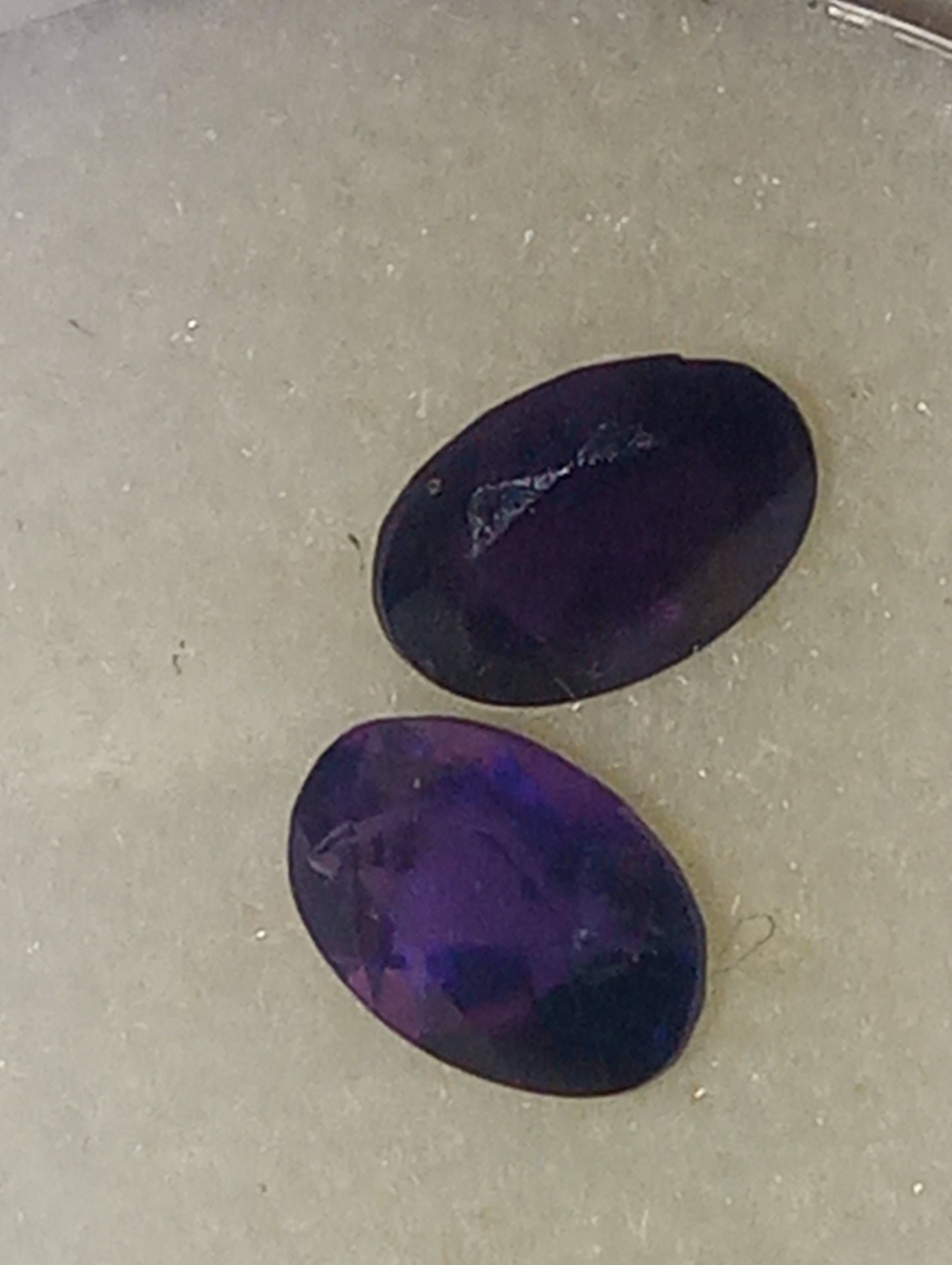 amethyst gemstones dark 6mmx4mm stones