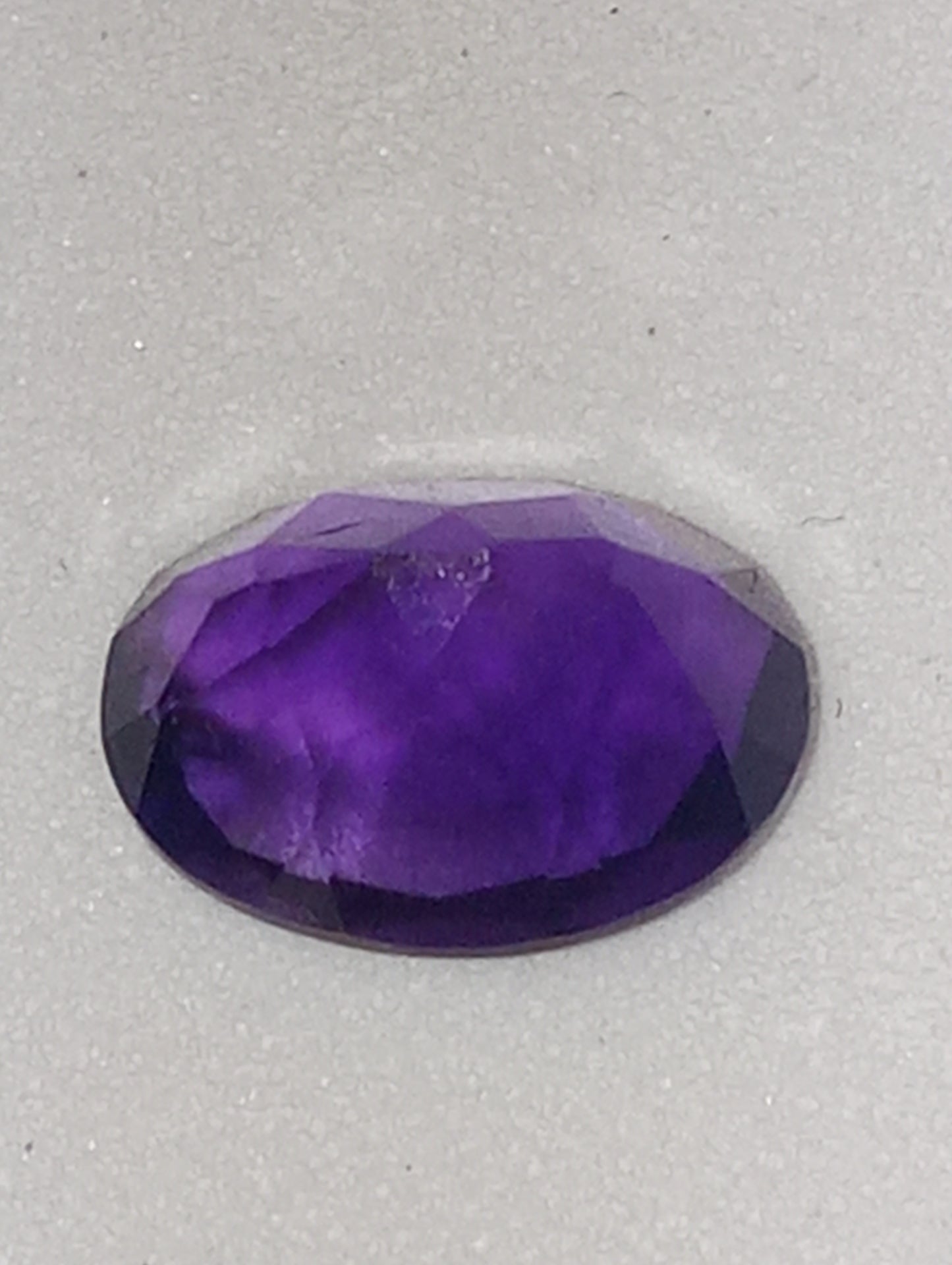 amethyst gemstone dark 8mmx6mm oval shape