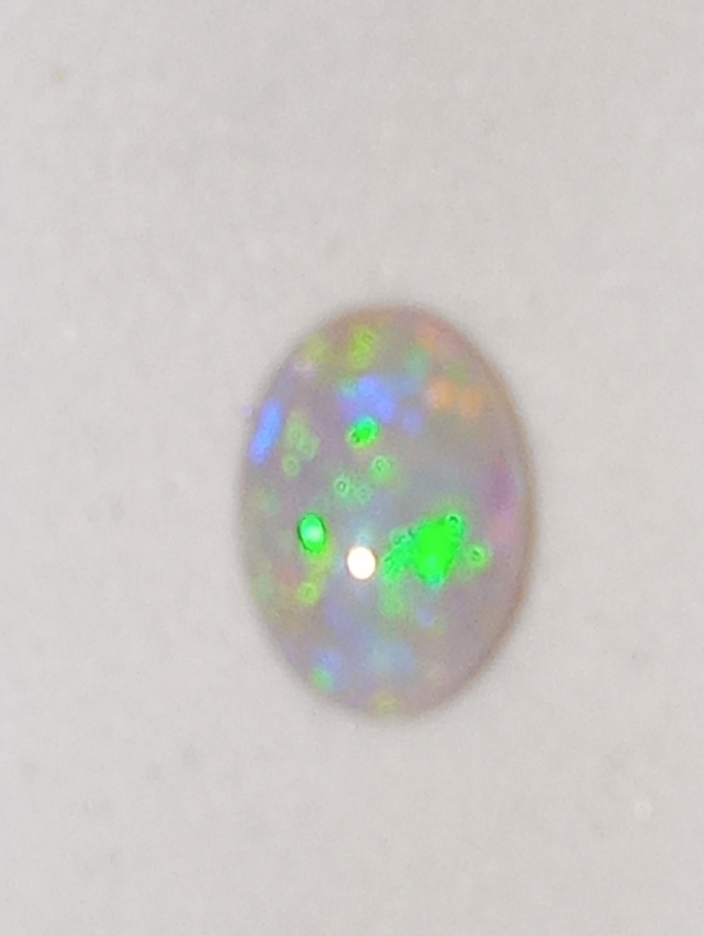 opal gemstone Mintabie gray oval  .44ct