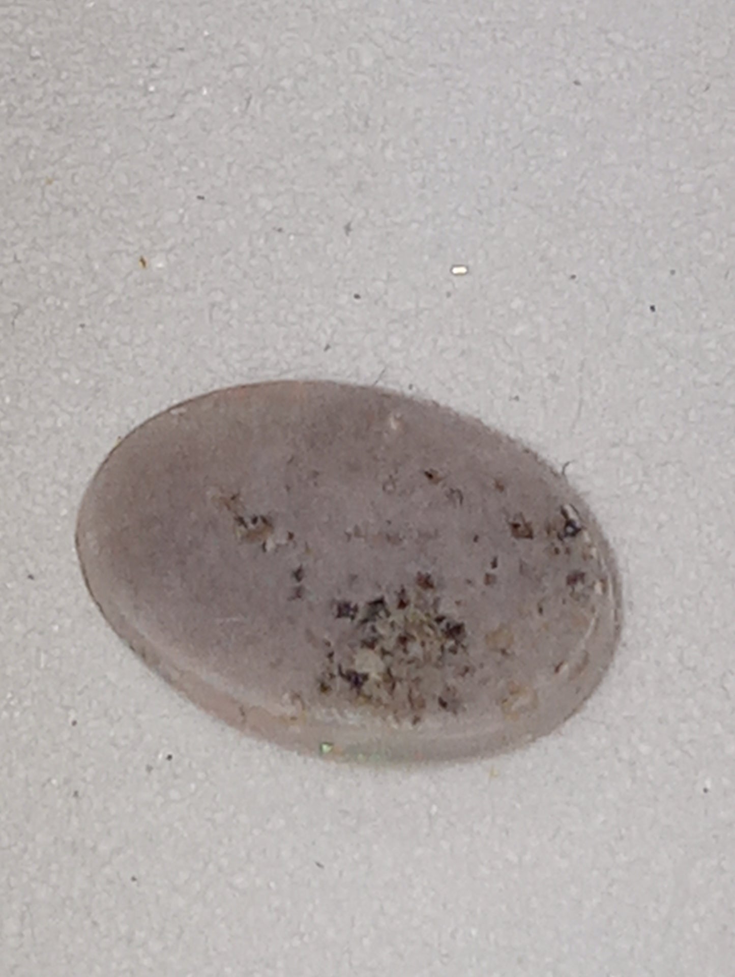 opal gemstone Mintabie gray based oval .56ct