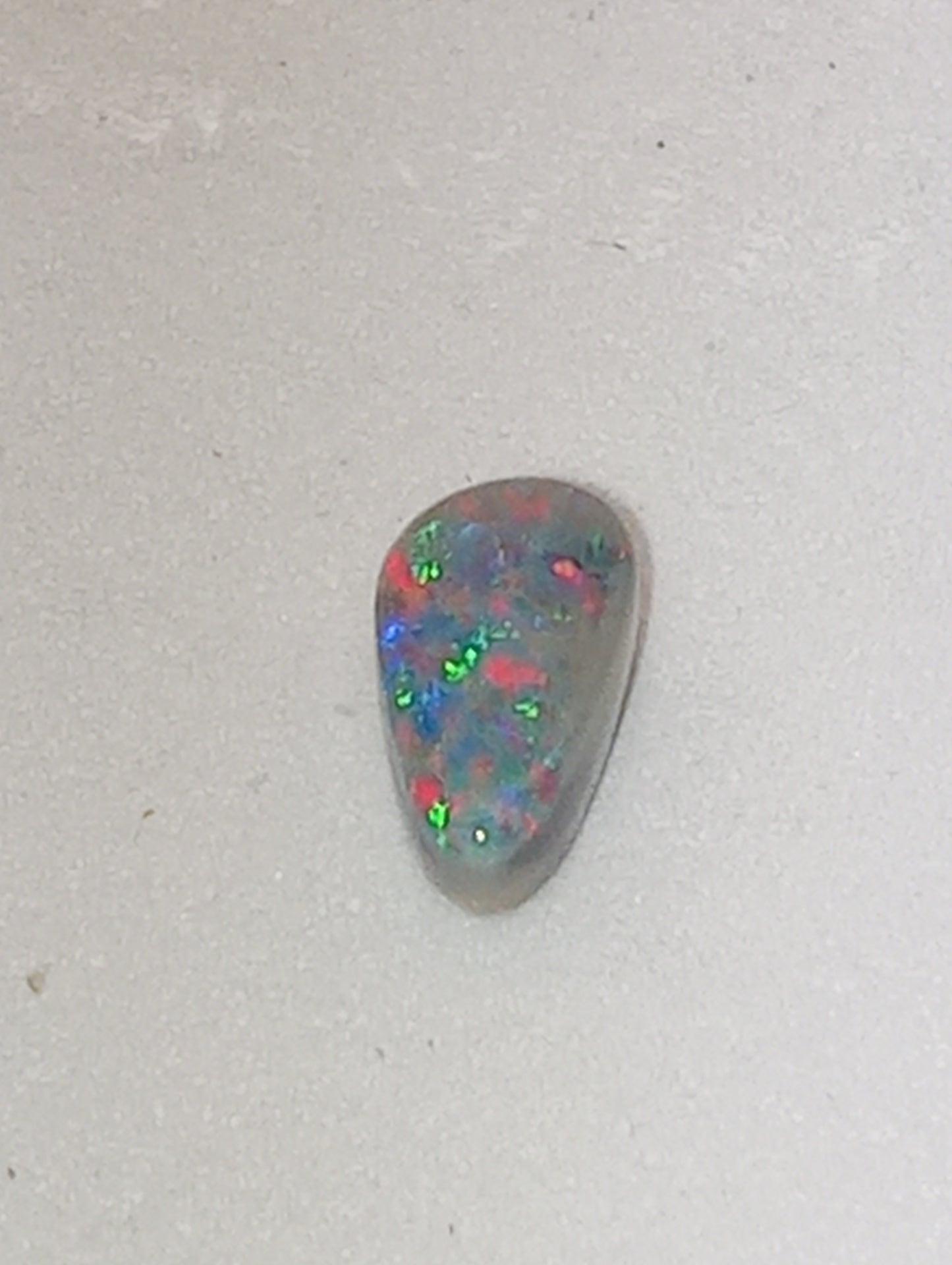 opal gemstone Lightning Ridge black .70ct , 8.5mmx5mm