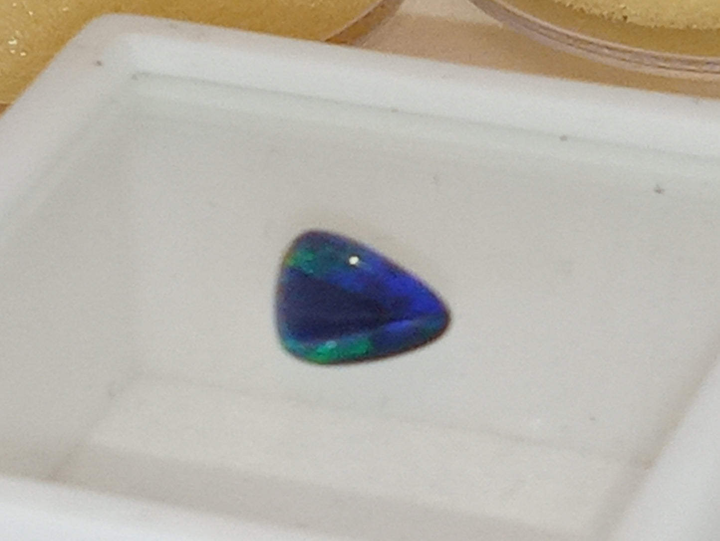opal gemstone Lightning Ridge black .71ct