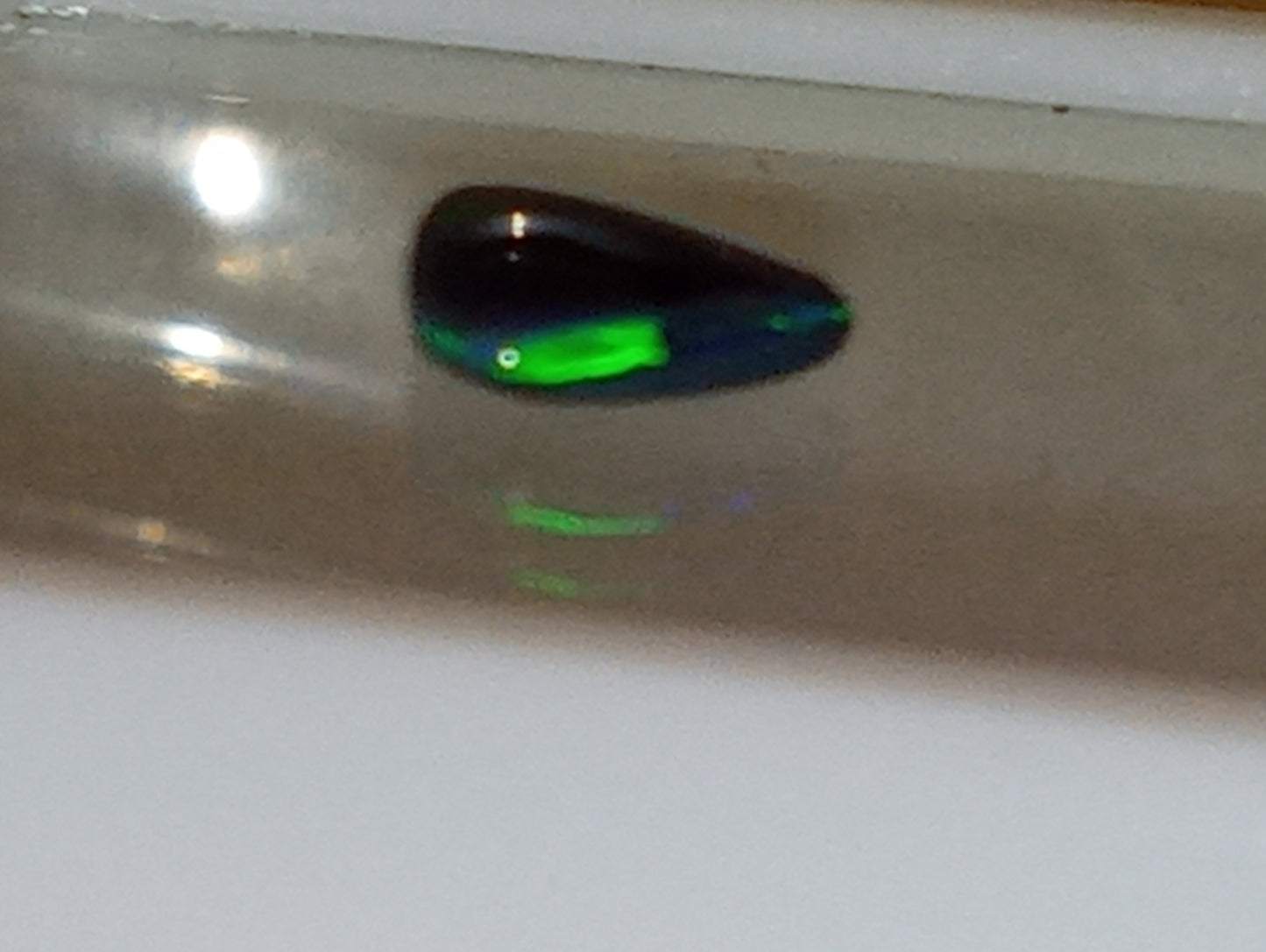 opal gemstone Lightning Ridge black .71ct