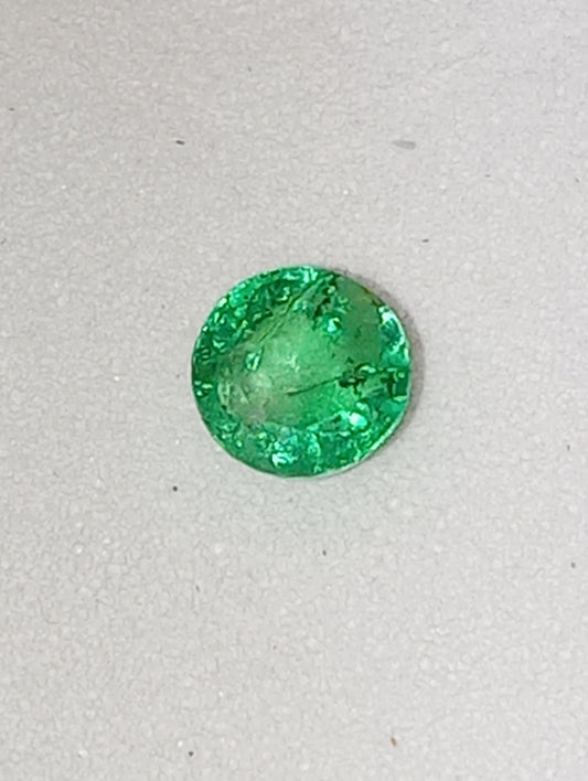 emerald gemstone African 4mm round cut