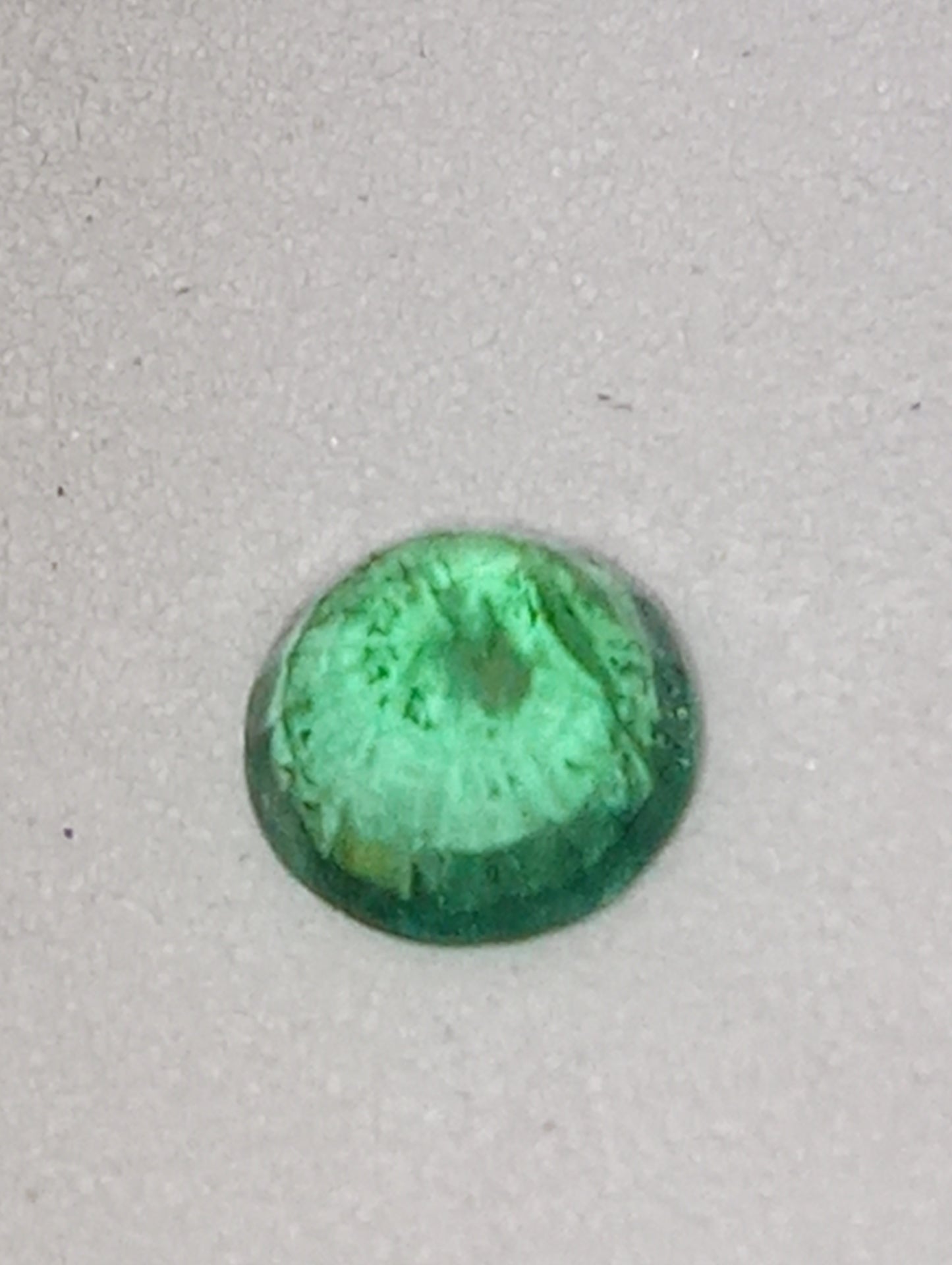 emerald gemstone African 4.5mm round cut, .31ct