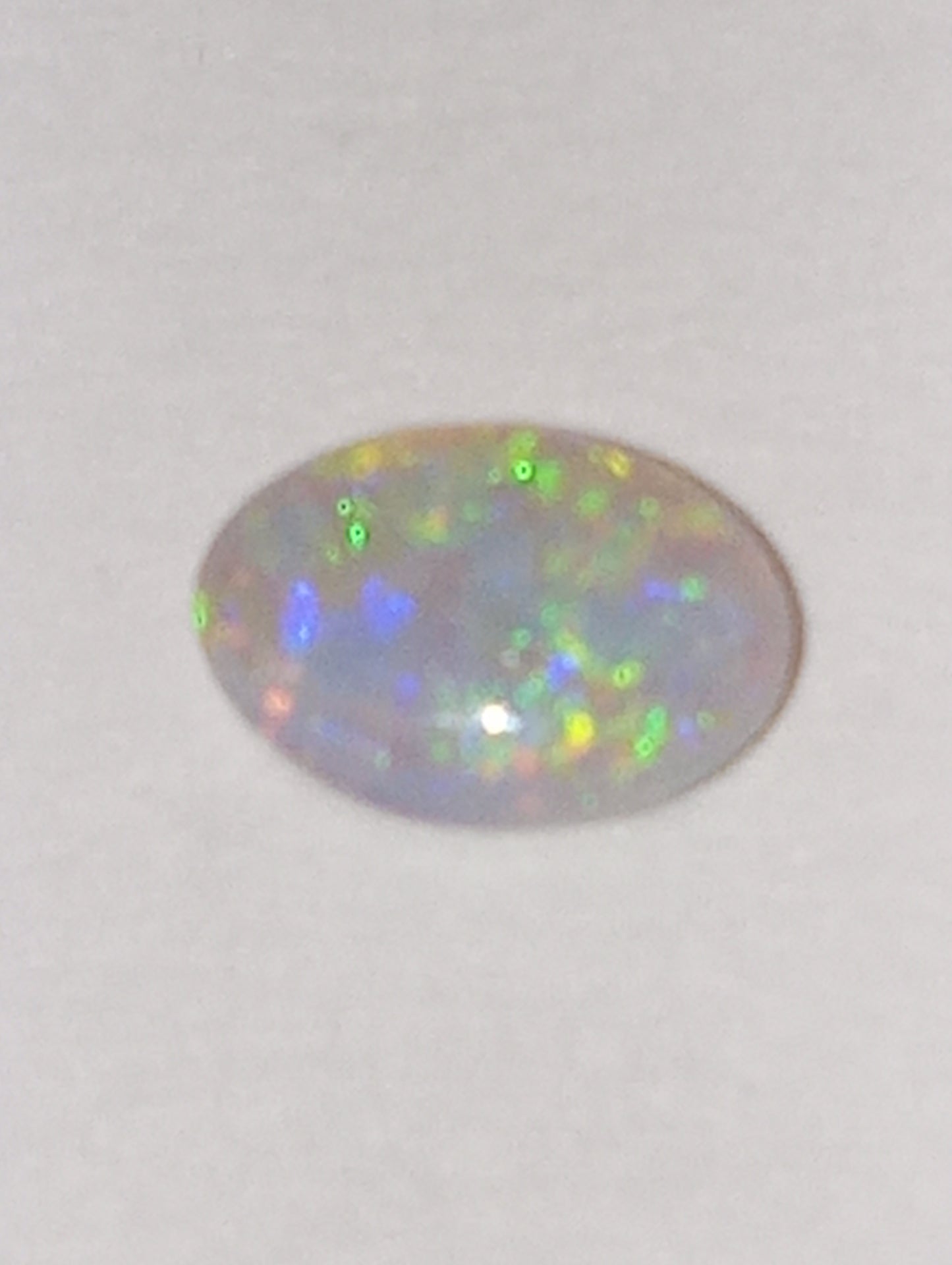opal gemstone Mintabie gray oval  .44ct