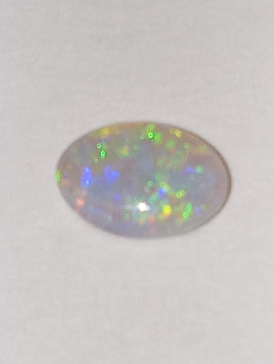 opal gemstone Mintabie gray oval  .44ct