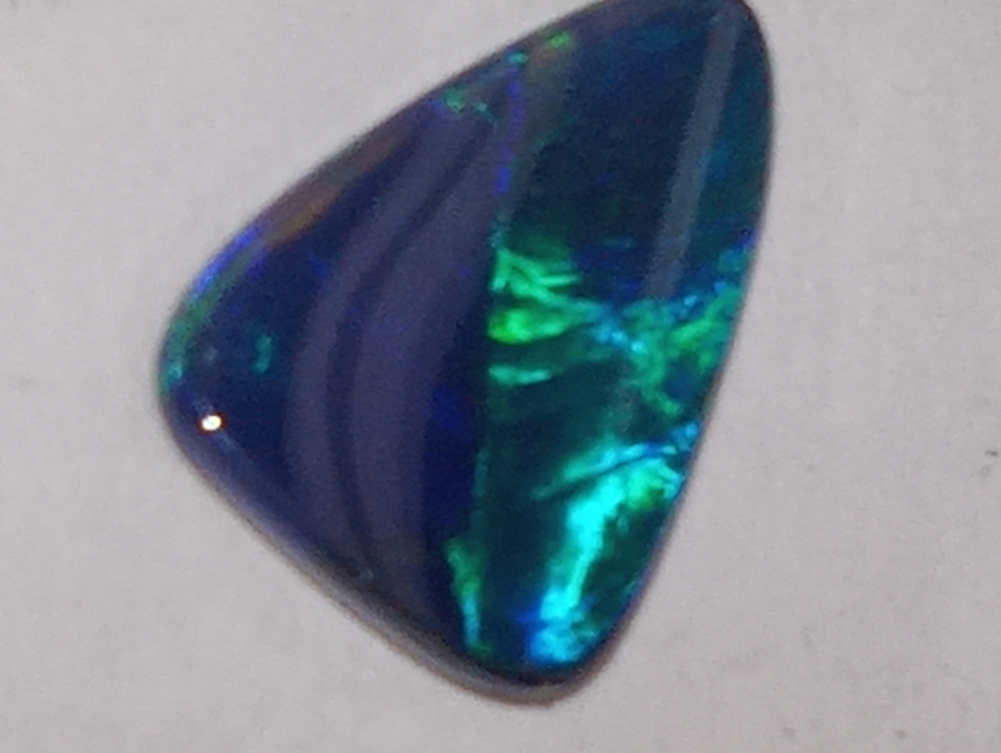 opal gemstone Lightning Ridge black .71ct