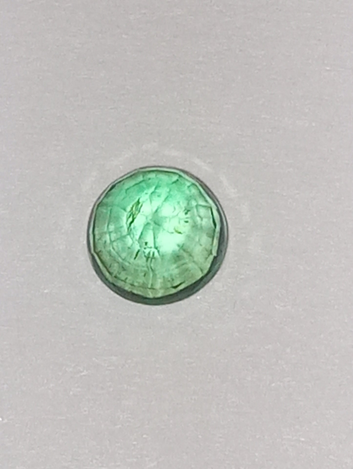 emerald gemstone Nigerian, 4.75mm round cut