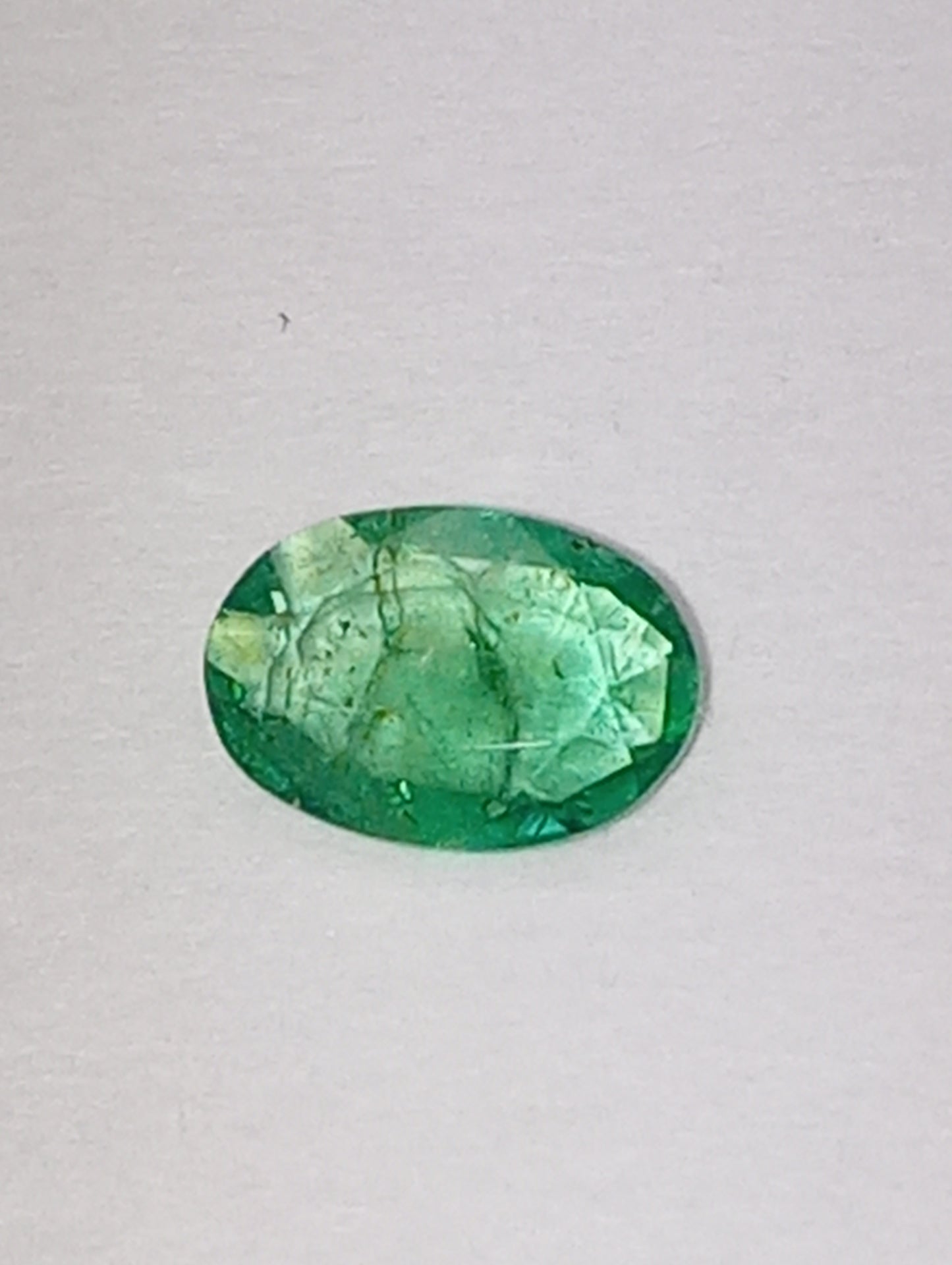 emerald gemstone African 5.8mmx4mm oval