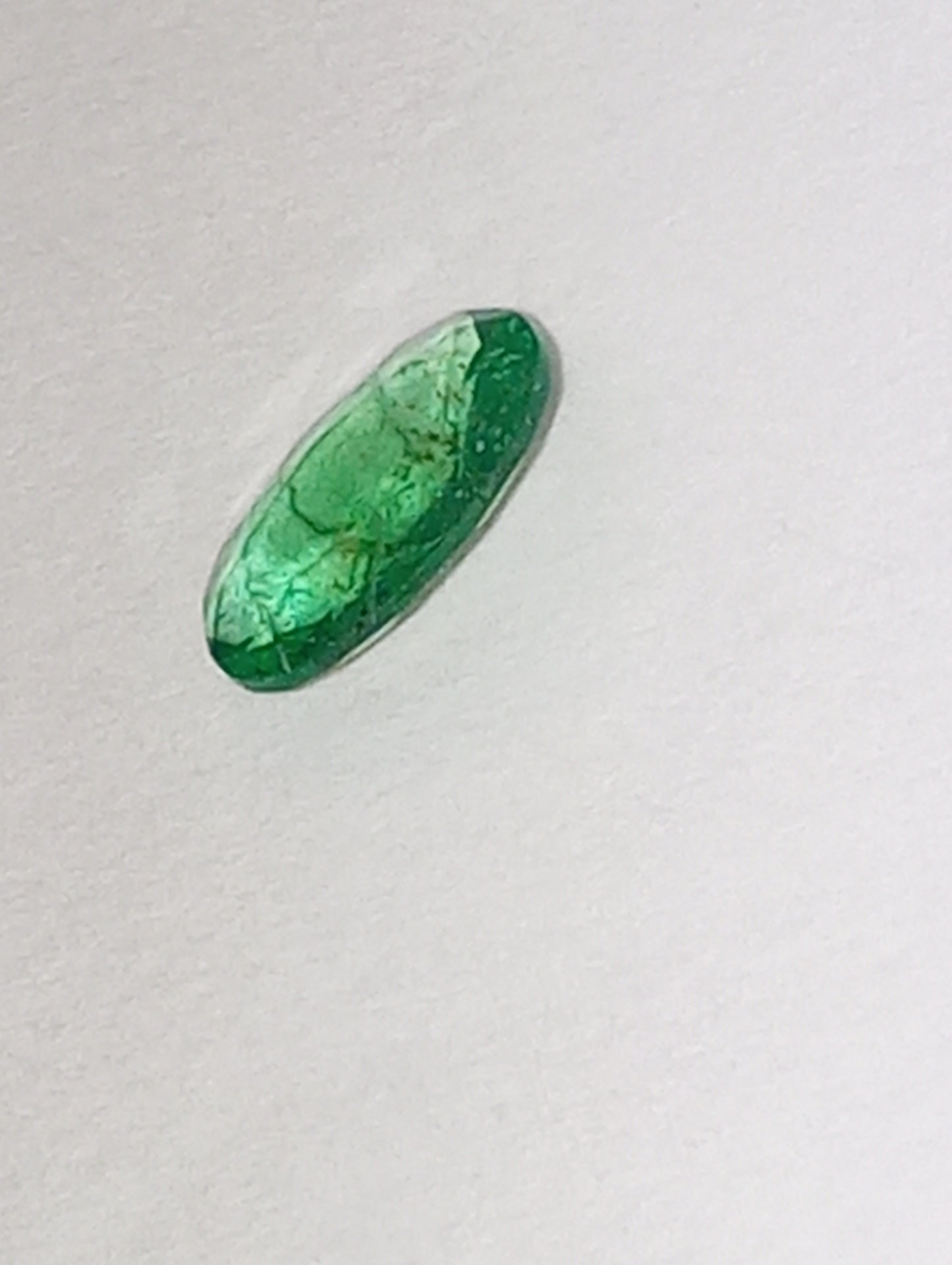 emerald gemstone African 5.8mmx4mm oval