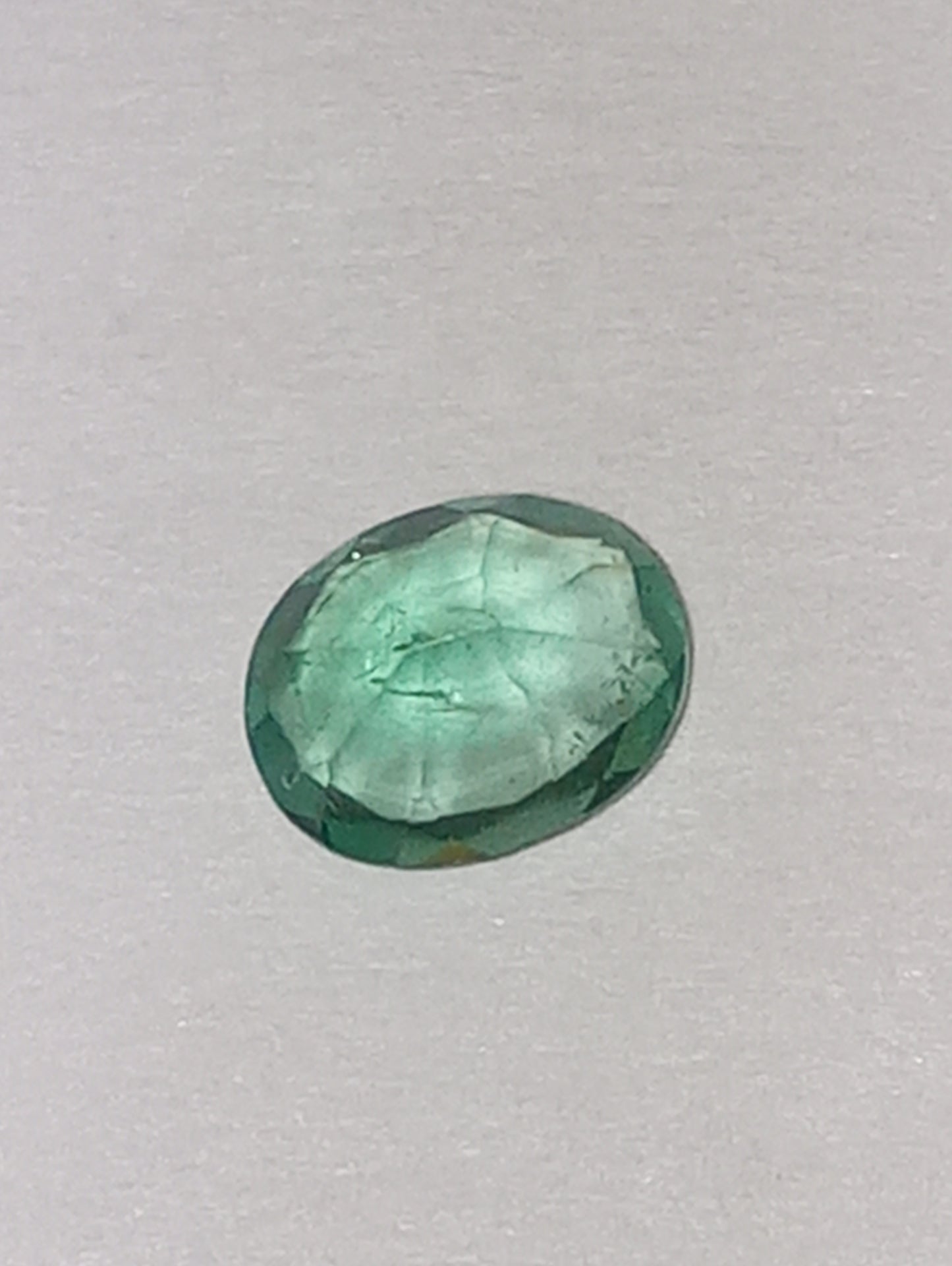 emerald gemstone African 5mmx4mm oval .29ct