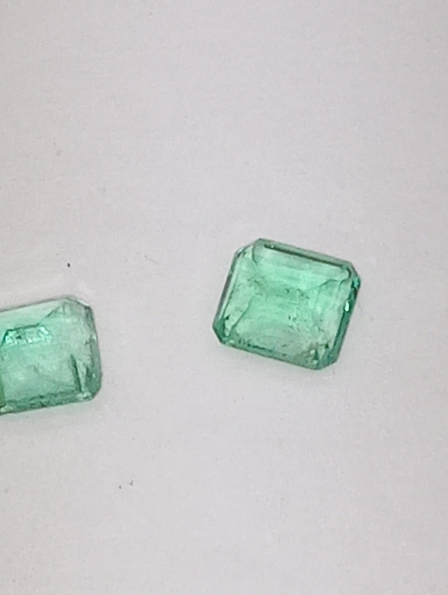 emerald gemstones African emerald cuts, 5mm, 2 stones, 1.09ctw