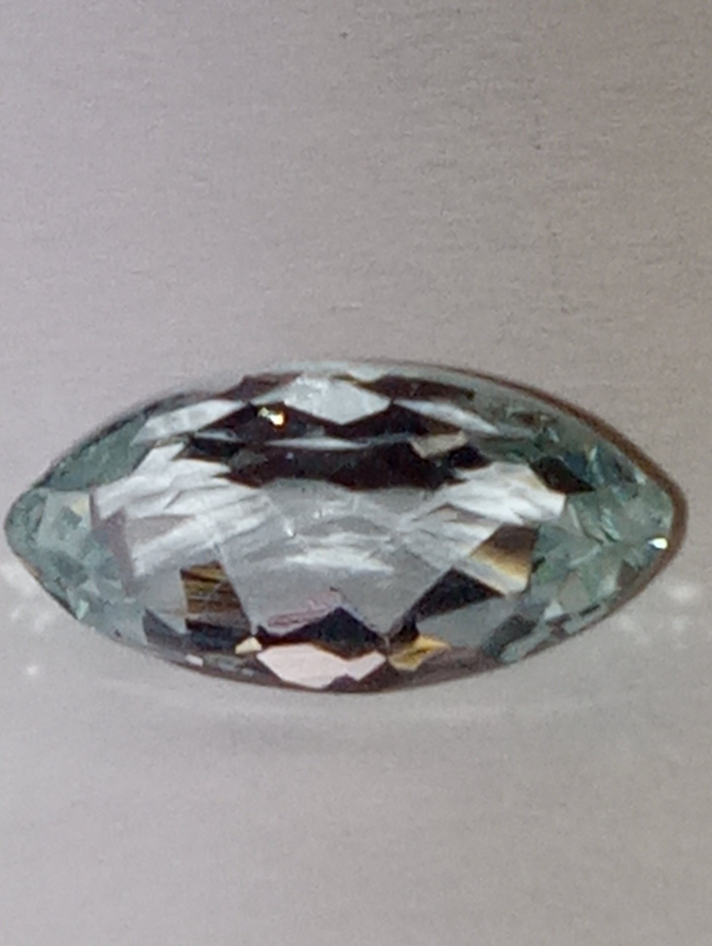 aquamarine gemstone light blue, 12mmx6mm marquise cut, 2.09ct