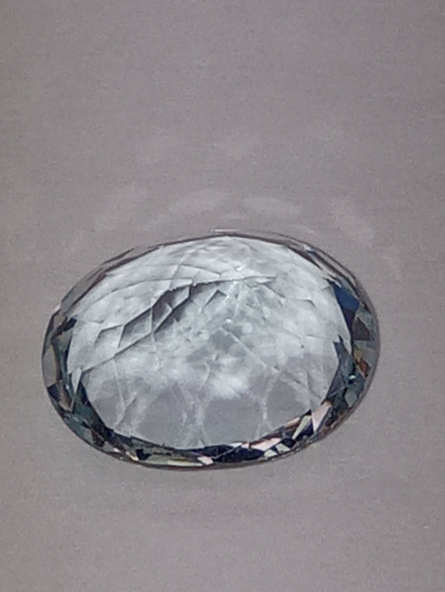 aquamarine gemstone light blue , 10mmx8mm oval cut, 2.64ct
