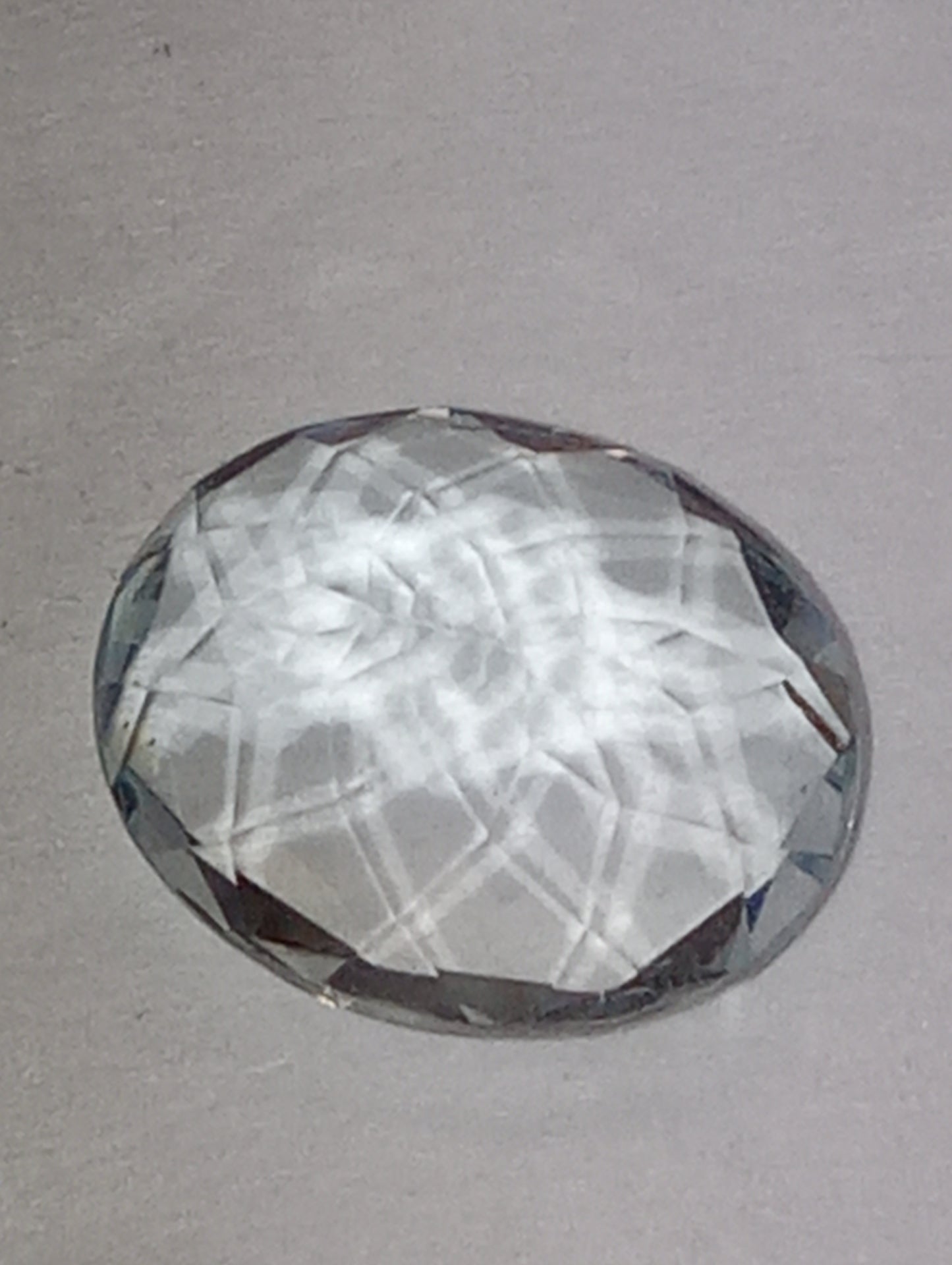 aquamarine gemstone, light blue, 10mmx8mm oval cut, 2.40ct