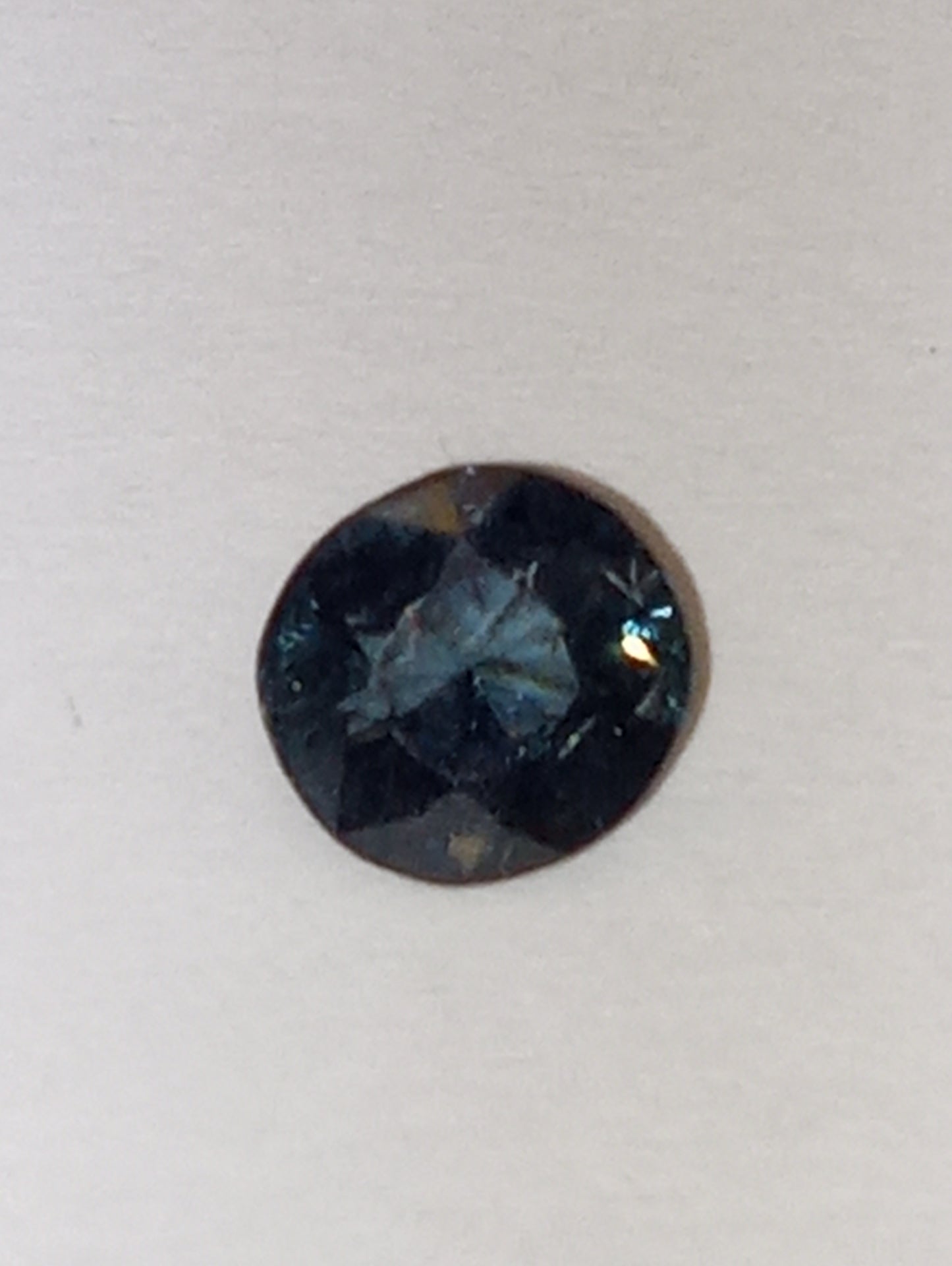 spinel gemstone Burmese, blue, 6mmx5.75mm oval cut, .81ct
