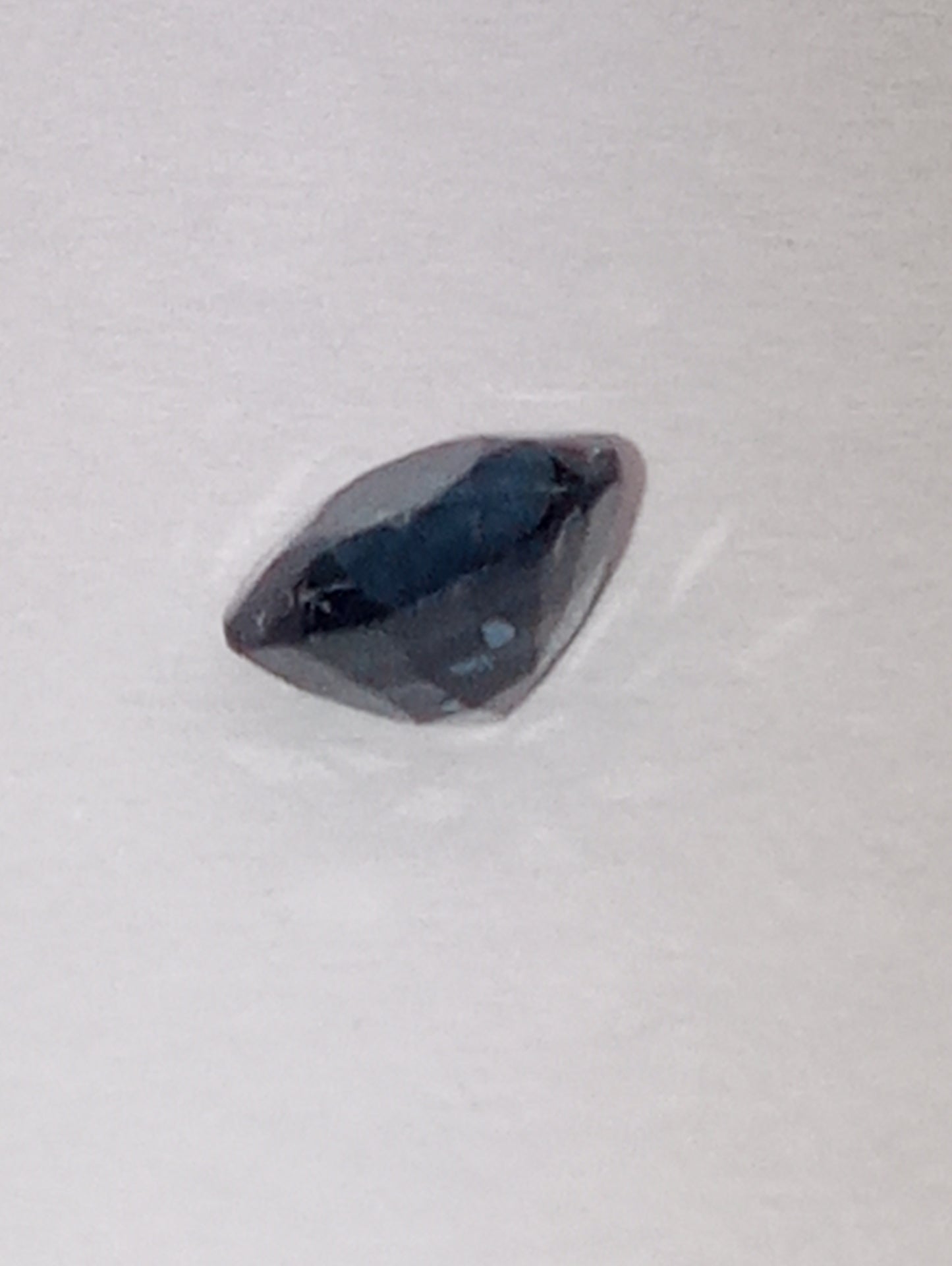 spinel gemstone Burmese, blue, 6mmx5.75mm oval cut, .81ct