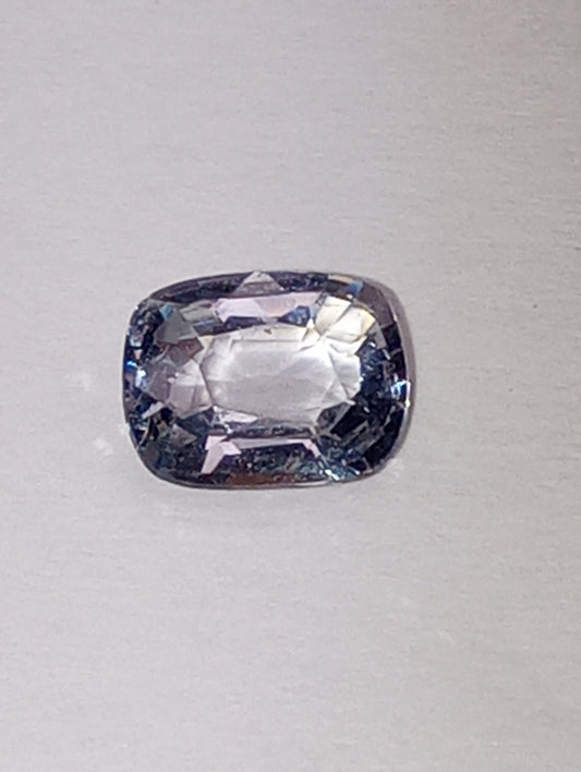 spinel gemstone Burmese, lavender, cushion cut, 6.26mmx5.25mm .69ct