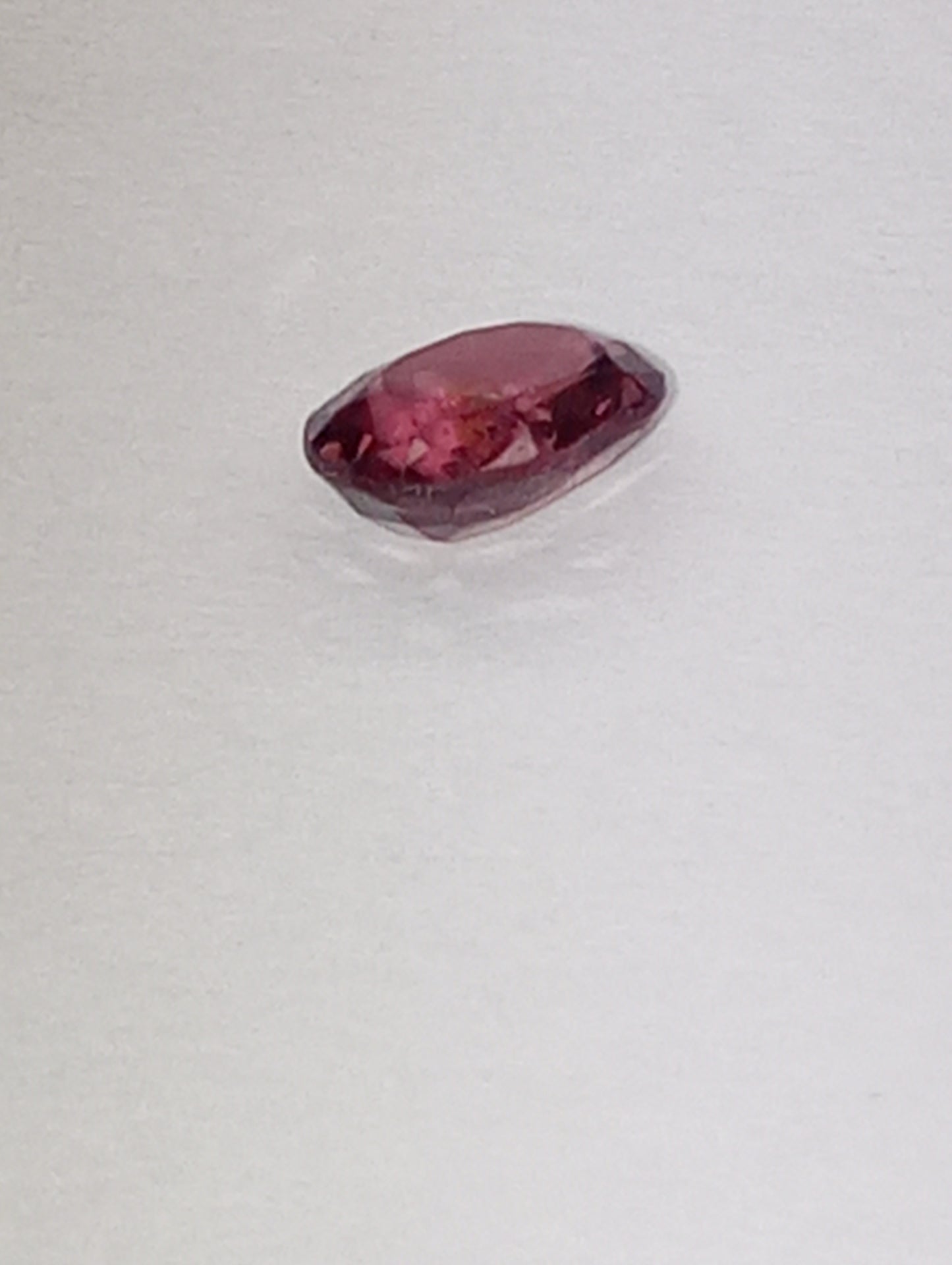spinel gemstone Burmese , pink, 6.5mmx5mm oval cut, .64ct