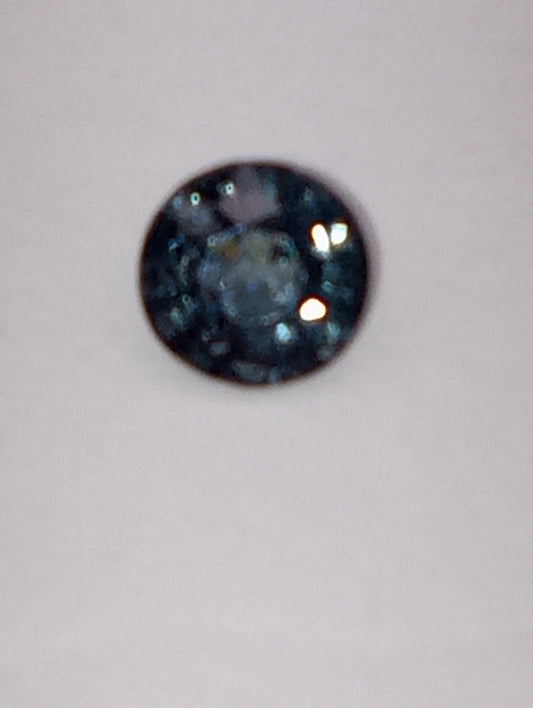 spinel gemstone Burmese, blue, 6mmx5.5mm  oval cut, .63ct