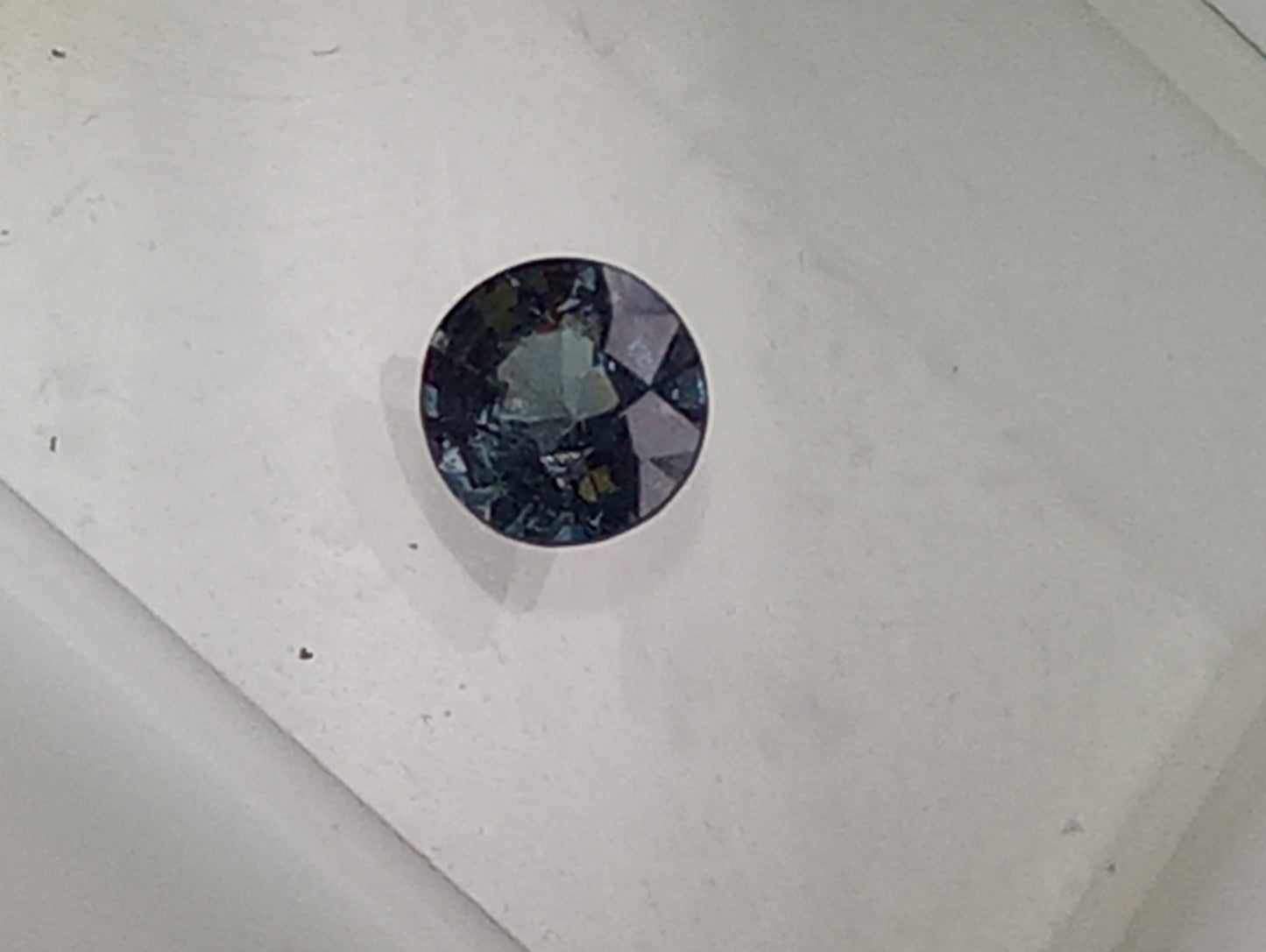 spinel gemstone Burmese, blue, 6mmx5.5mm  oval cut, .63ct