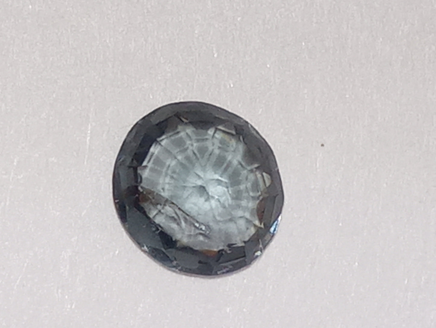 spinel gemstone Burmese, blue, 6mmx5.5mm oval cut, .63ct
