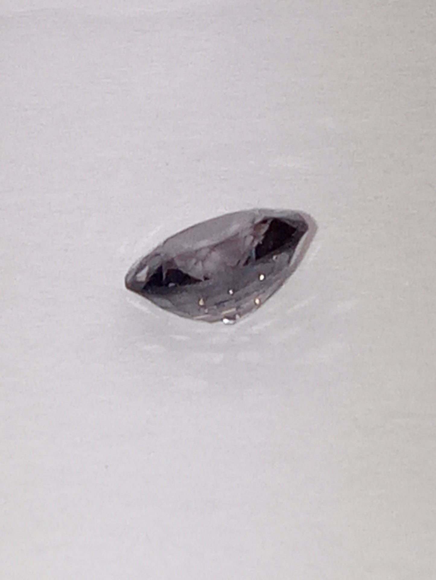 spinel gemstone Burmese, purple, 6.25mmx6mm oval cut, .79ct
