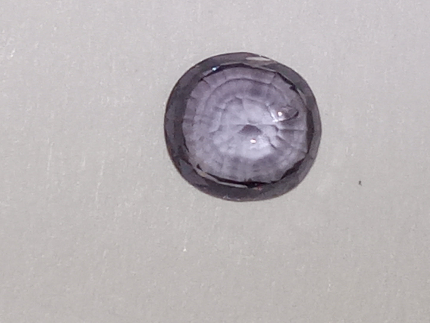 spinel gemstone Burmese, blue, 5mmx4.5mm oval cut, .73ct