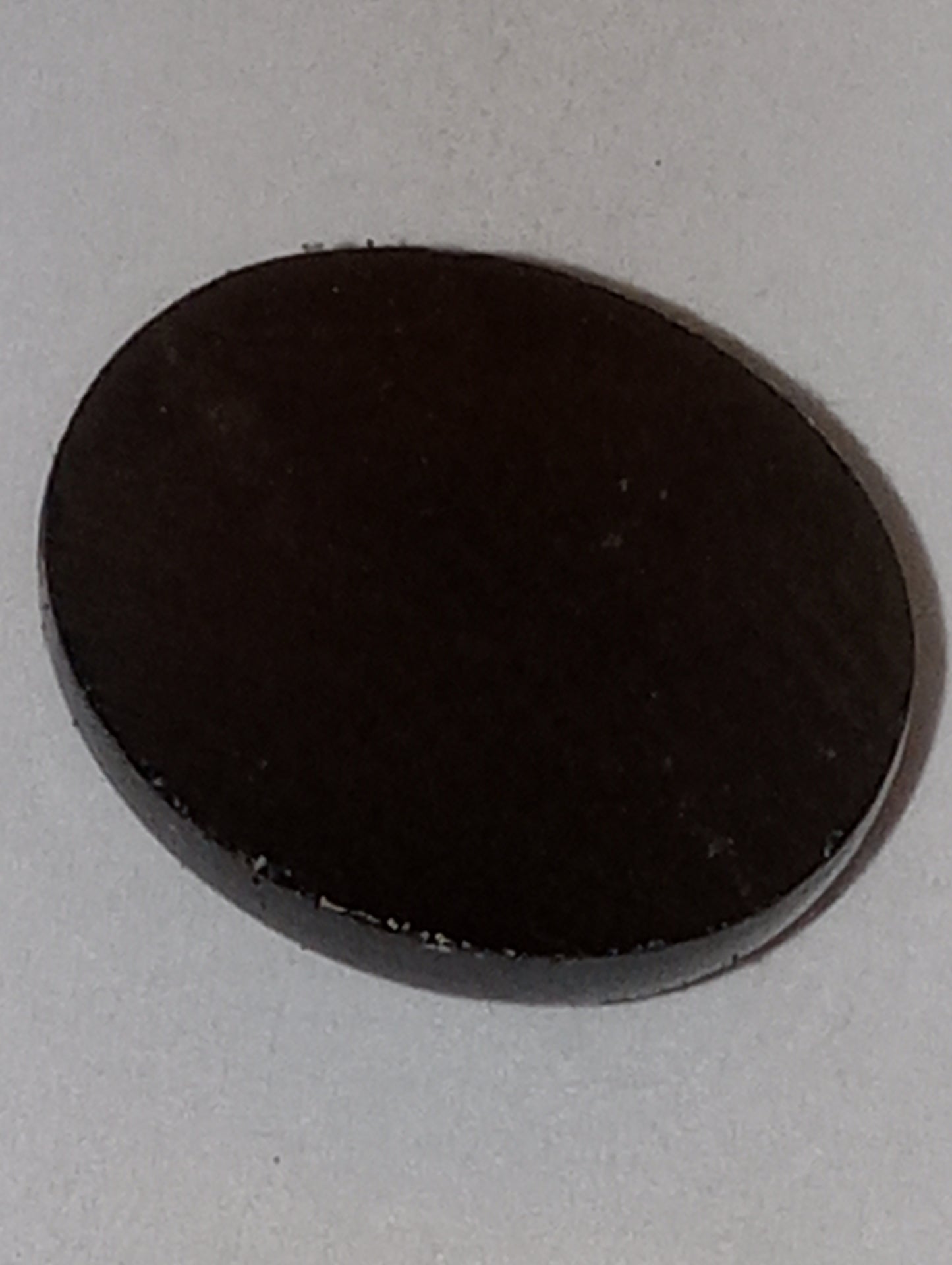 jade gemstone California black, 11mmx9mm oval, 3.48ct