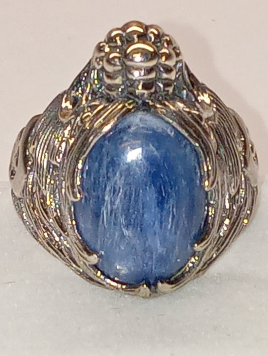 ring kyanite, Himalayan, Bali Legacy, in sterling silver, size 10, 10.8g,10.10ct