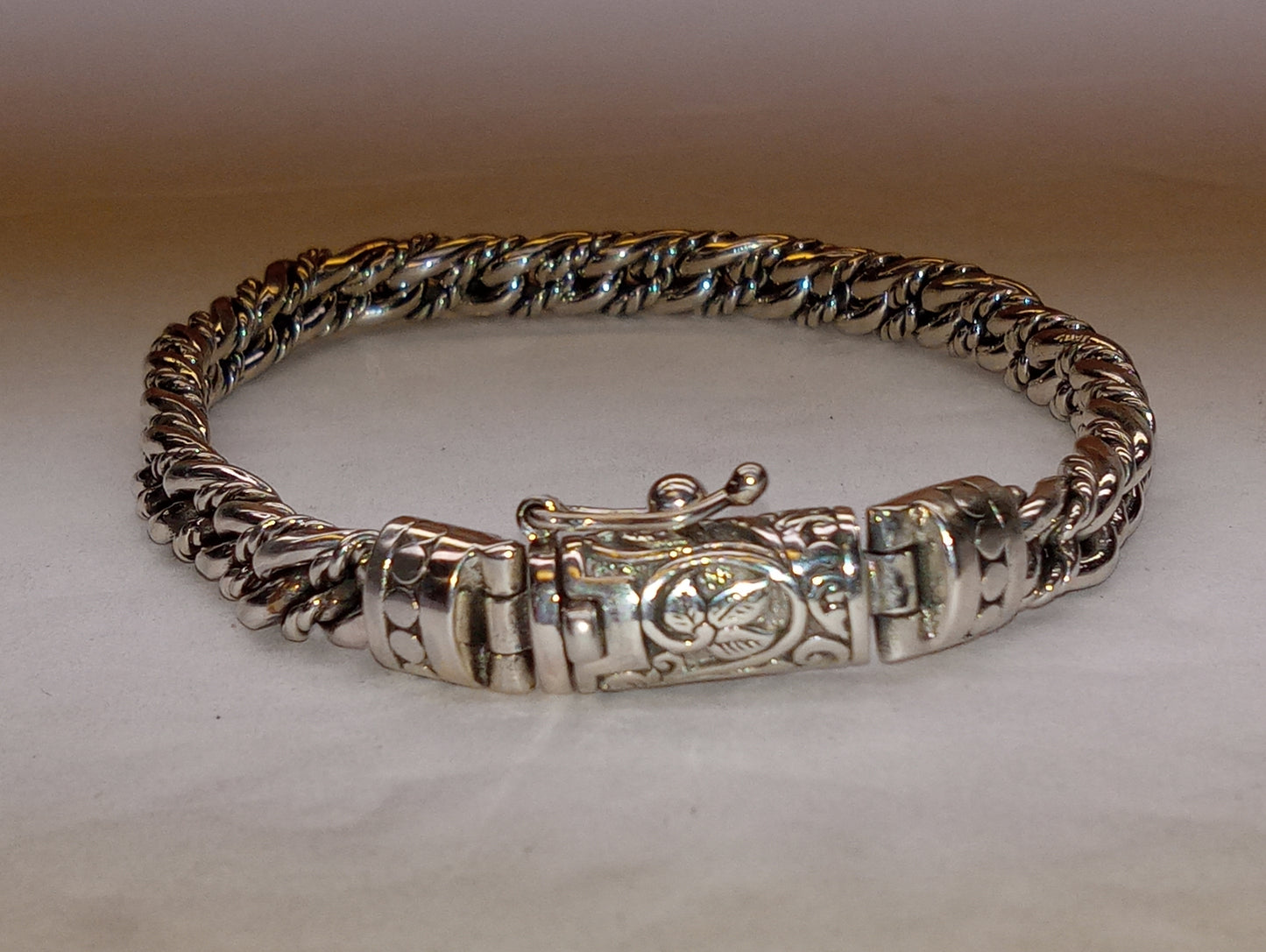 bracelet Bali Legacy, sterling silver chain 7.5inches 28.45g