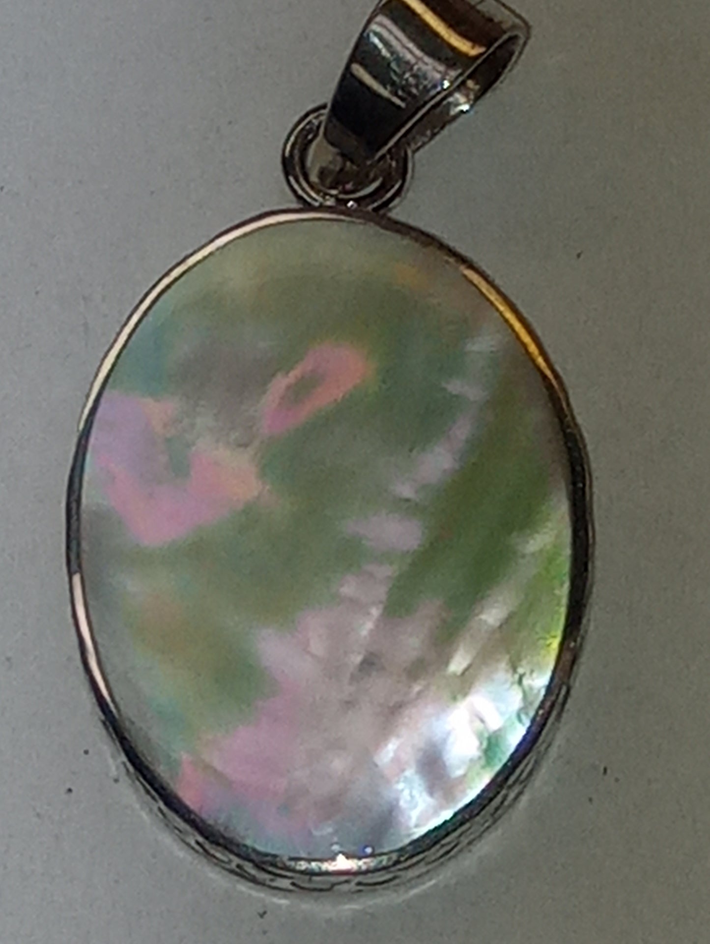 pendant mother of pearl in sterling silver