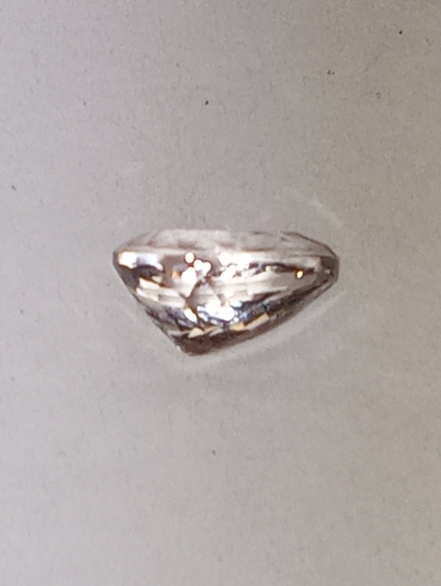 morganite gemstone pear shape, 8mmx6mm, 1.20ct