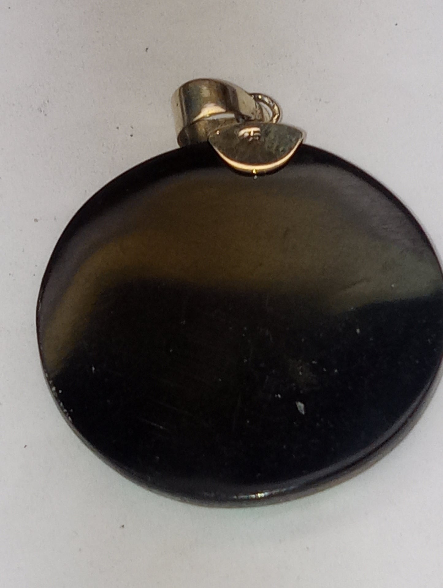 pendant abalone shell in sterling silver