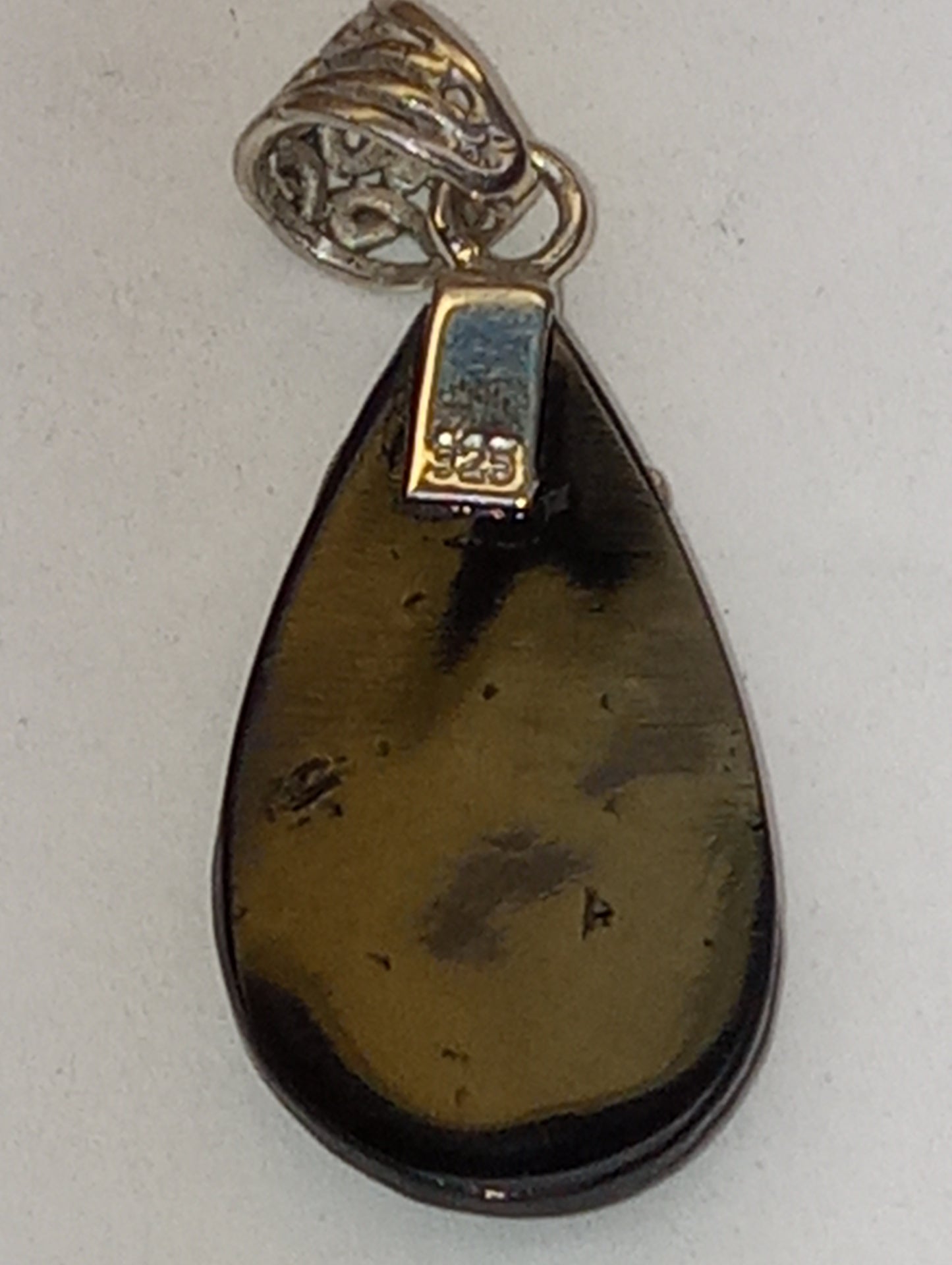 pendant abalone shell in sterling silver