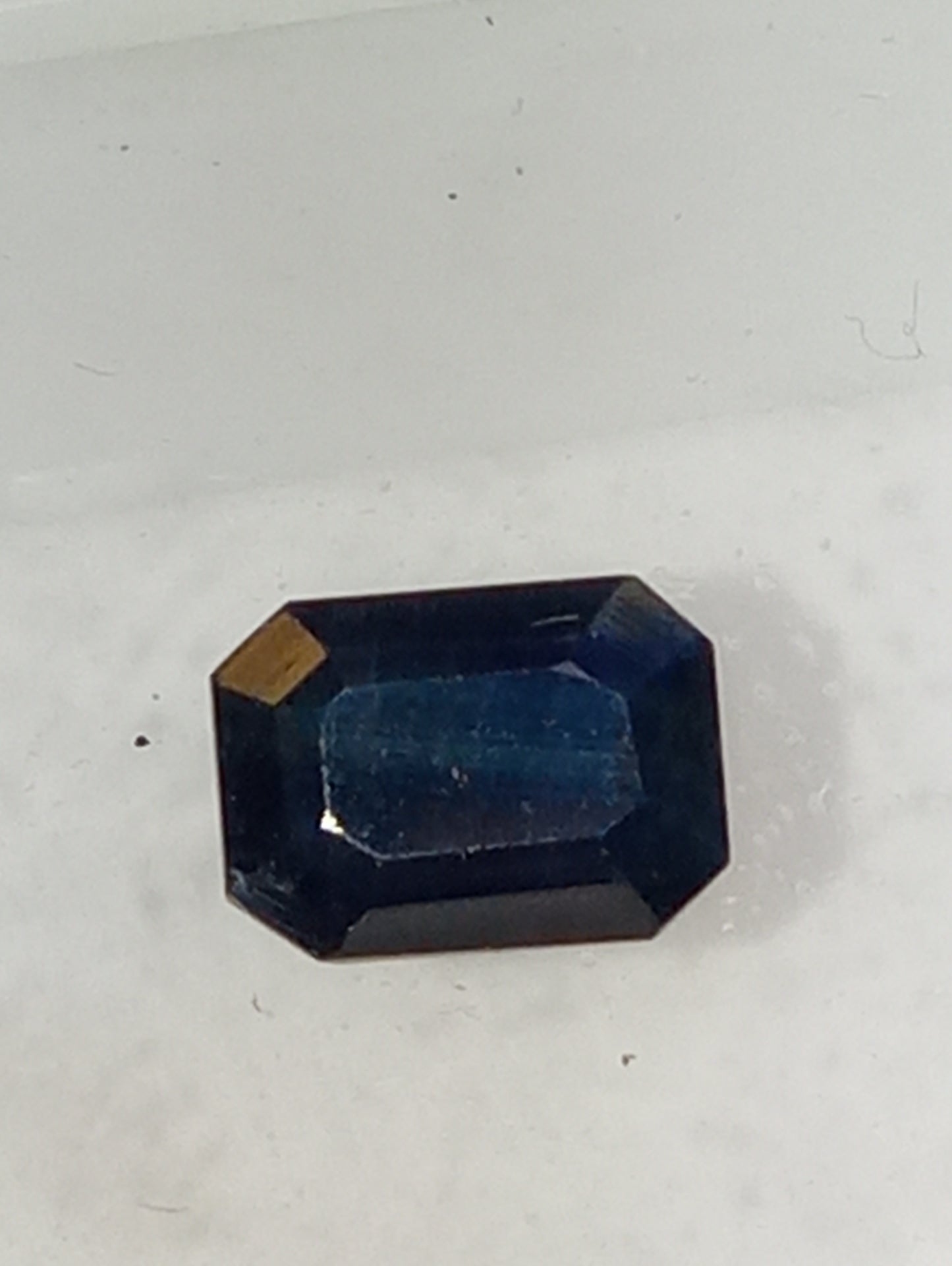 sapphire gemstone, Kanchantaberry, emerald cut 1.47ct
