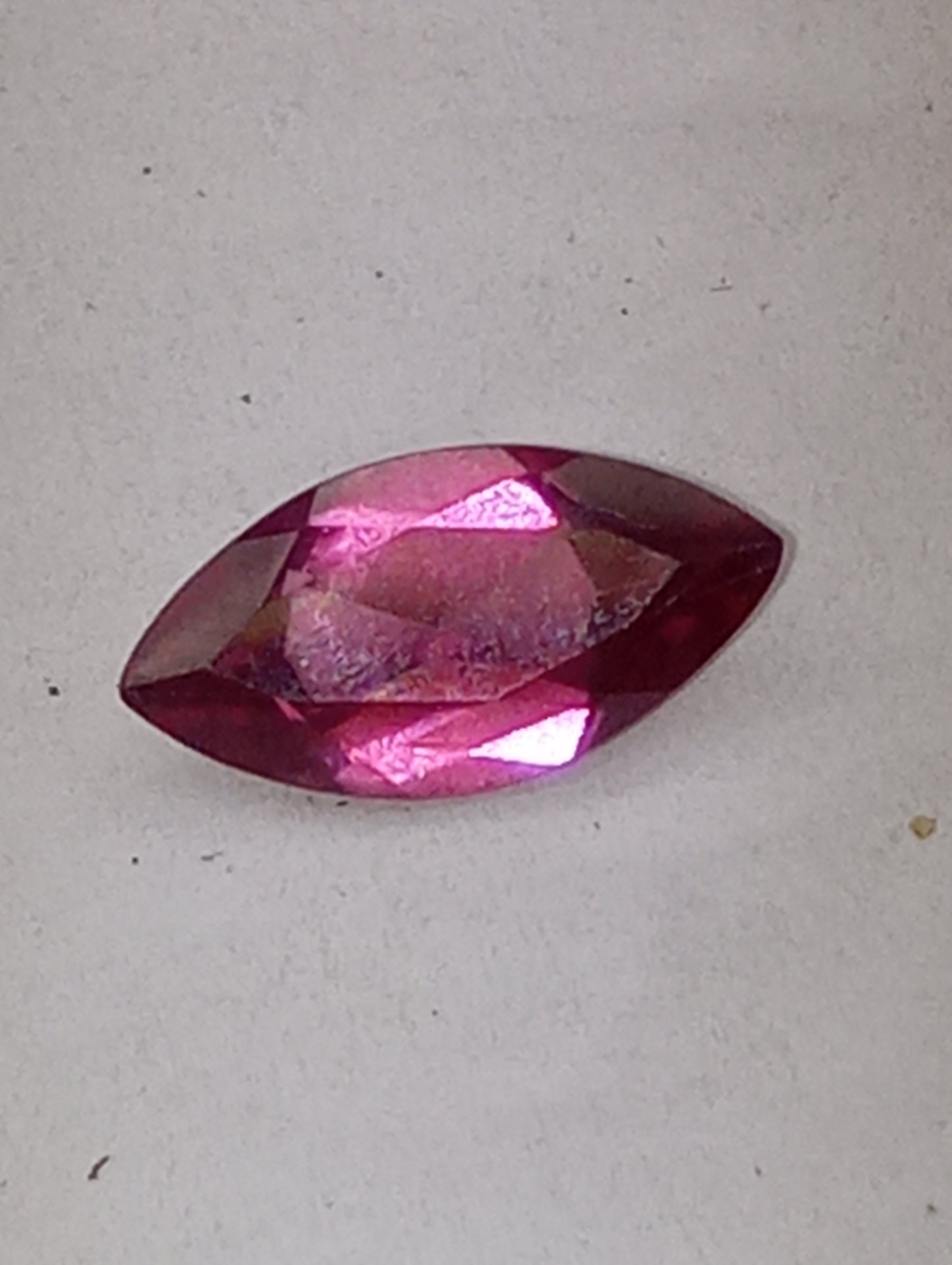 garnet gemstone pink rhodolite, 12mmx6mm marquise cut, 1.85ct