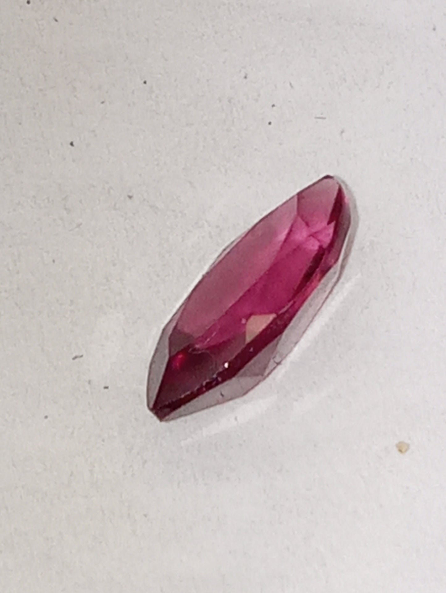 garnet gemstone pink rhodolite, 12mmx6mm marquise cut, 1.85ct