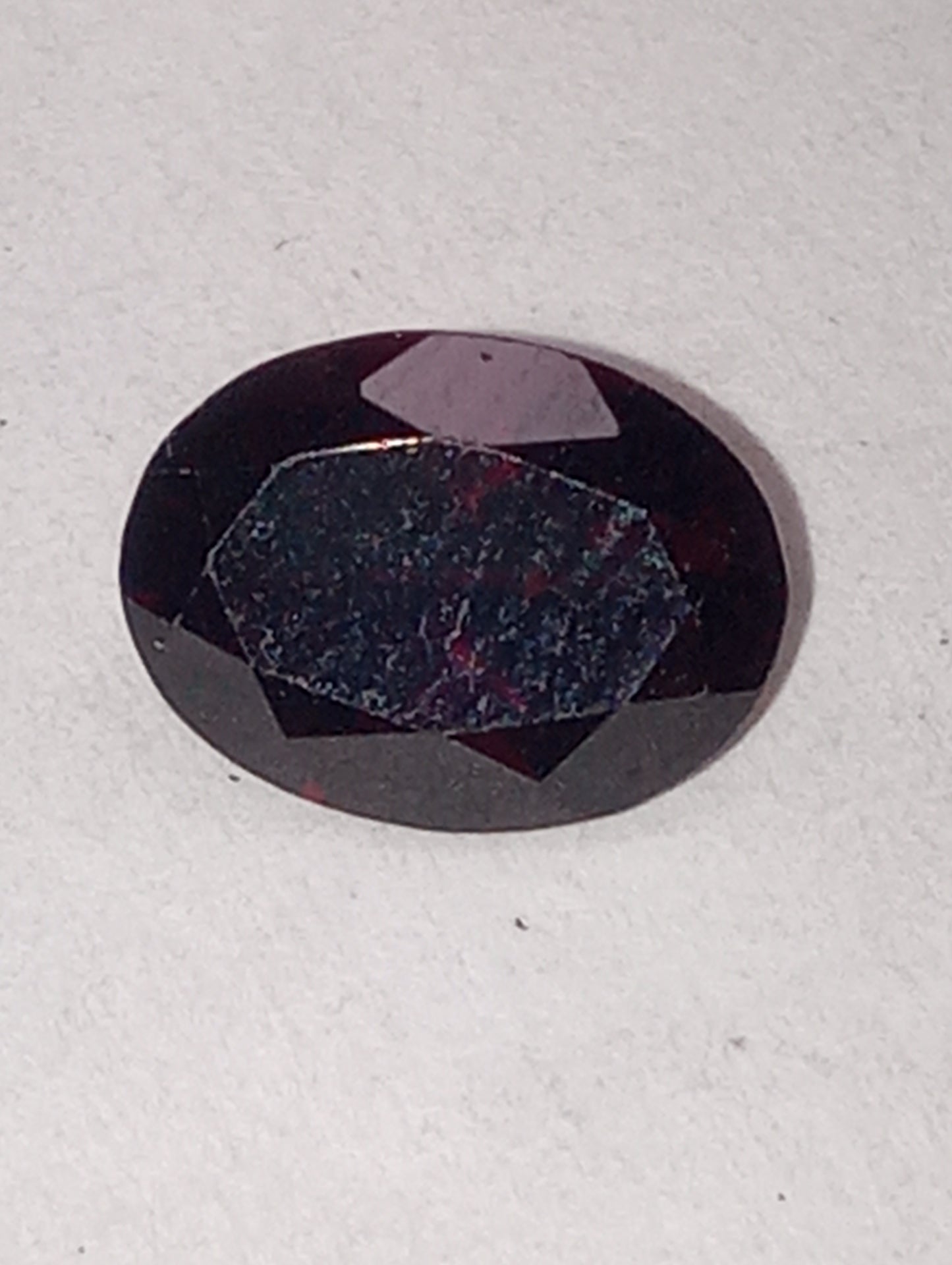 garnet gemstone, Orissa, 8mmx6mm oval shape, 1.5ct