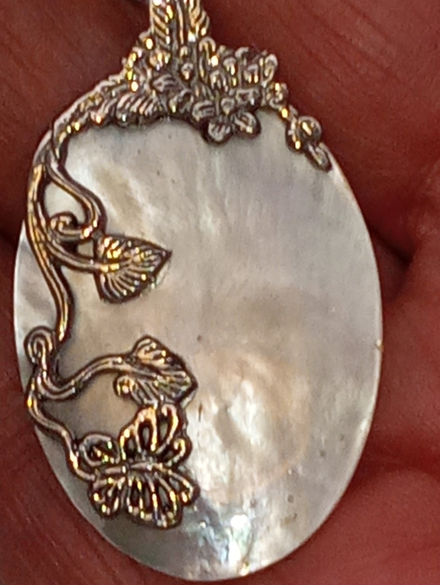 pendant Mother of Pearl in sterling silver