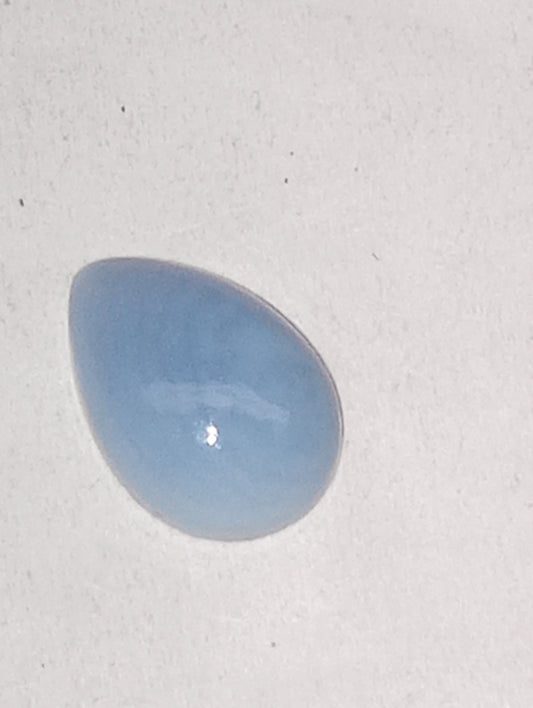 opal gemstone Oregon blue, pear shape, 9mmx6mm, .80ct