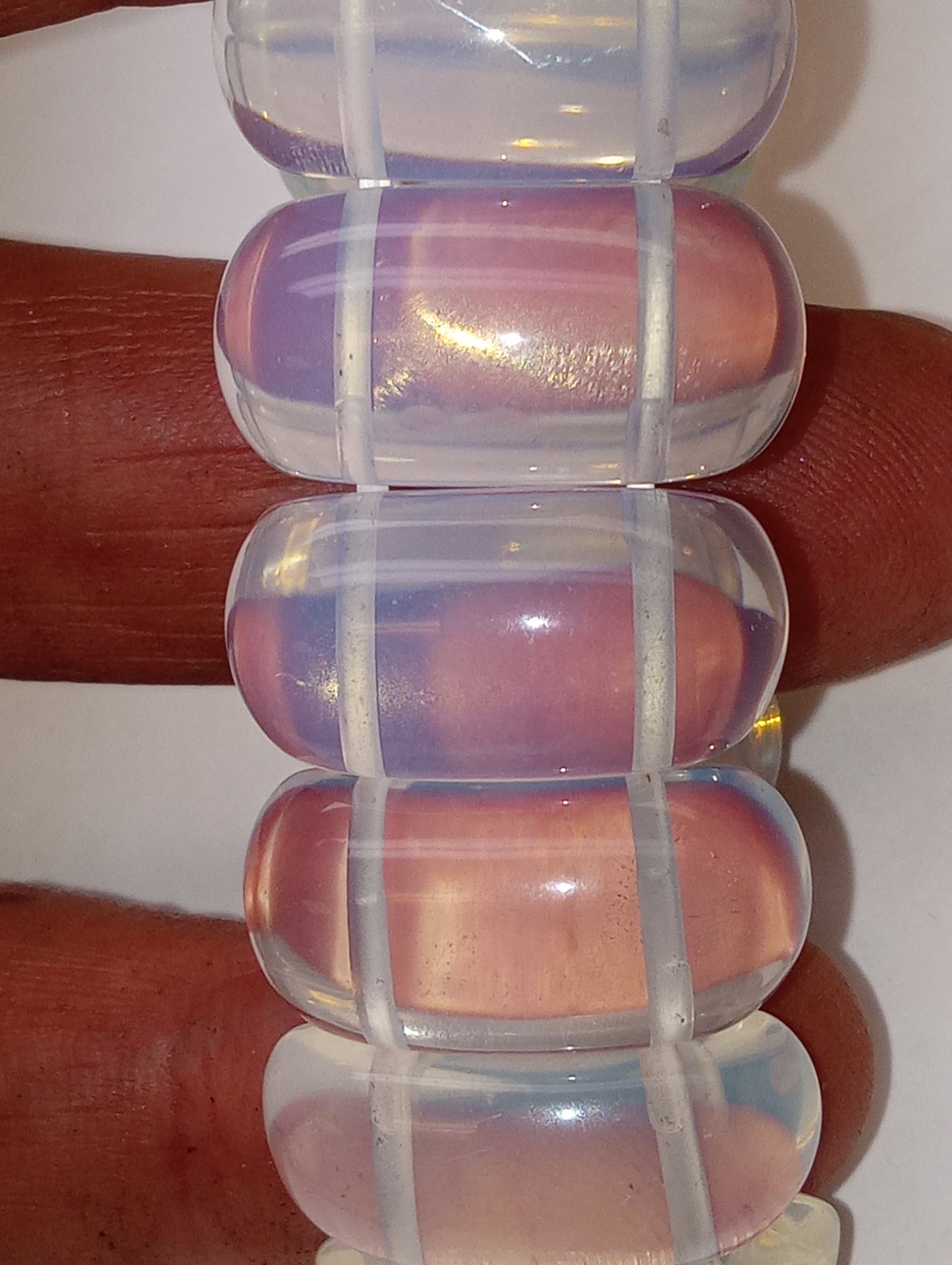 bracelet opalite section, stretch 320.5ctw