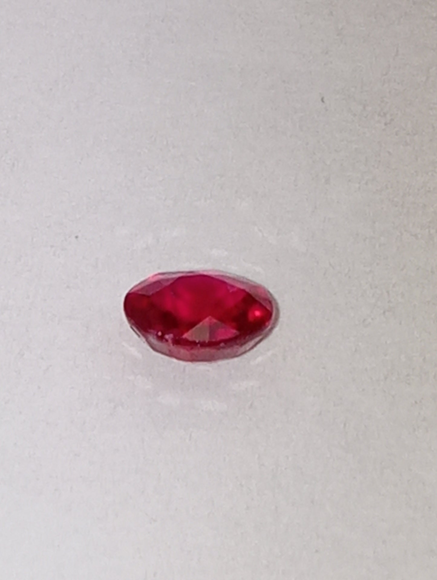 ruby gemstone Madagascar, AAAA, 4.4mm round cut, .36ct