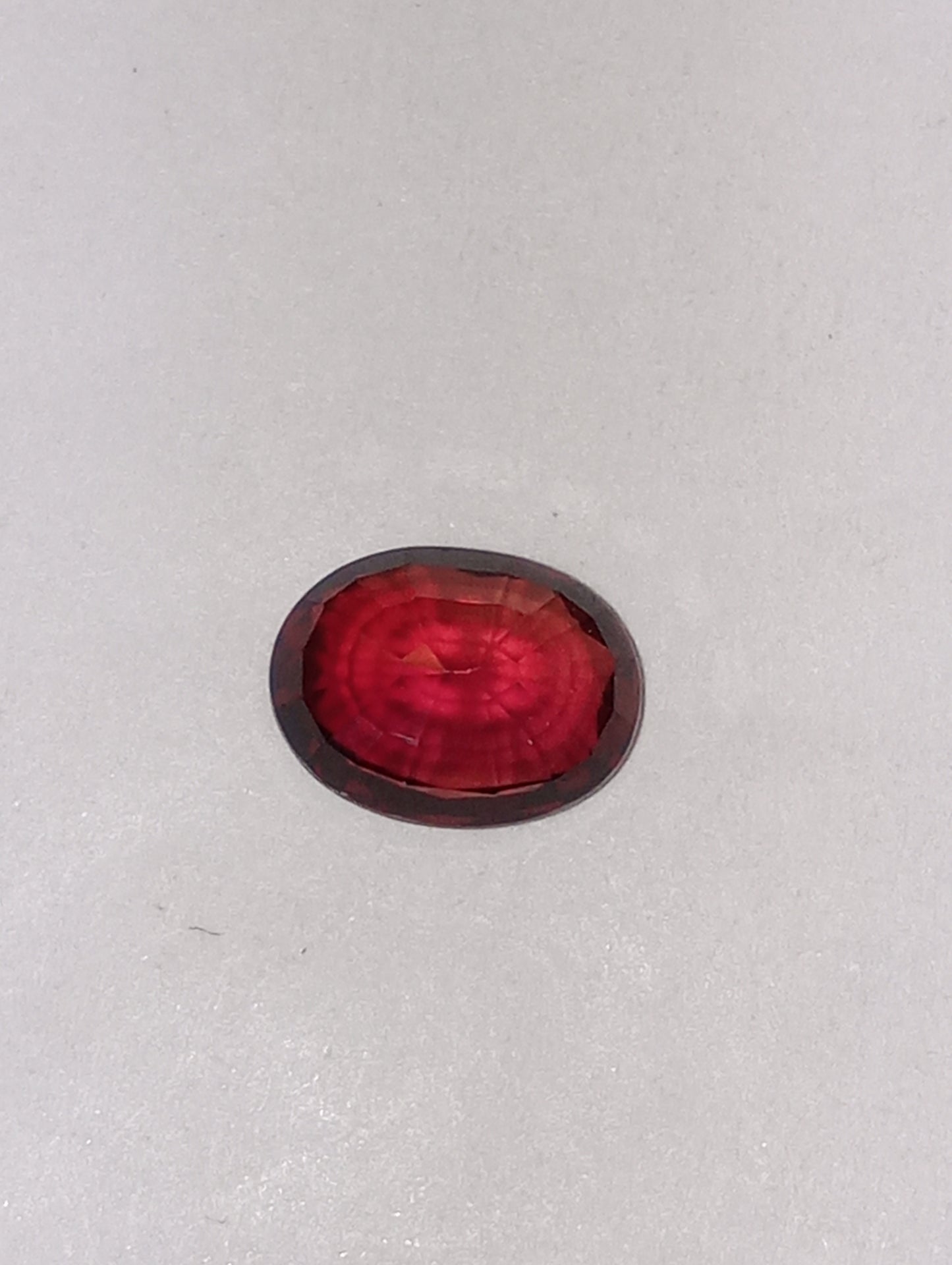 ruby gemstone African, 1.17ct oval cut