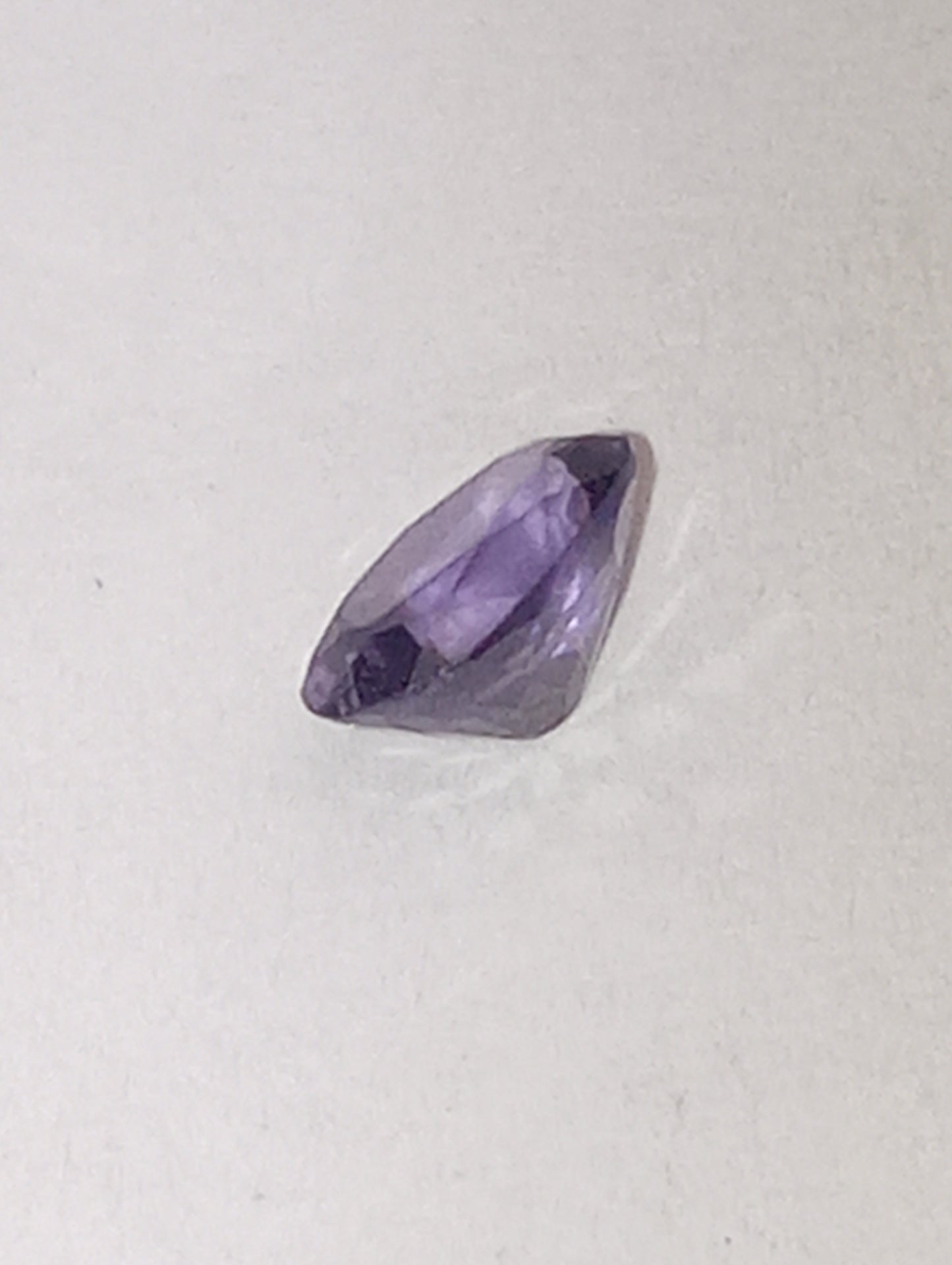 spinel gemstone violet, .63ct, oval cut