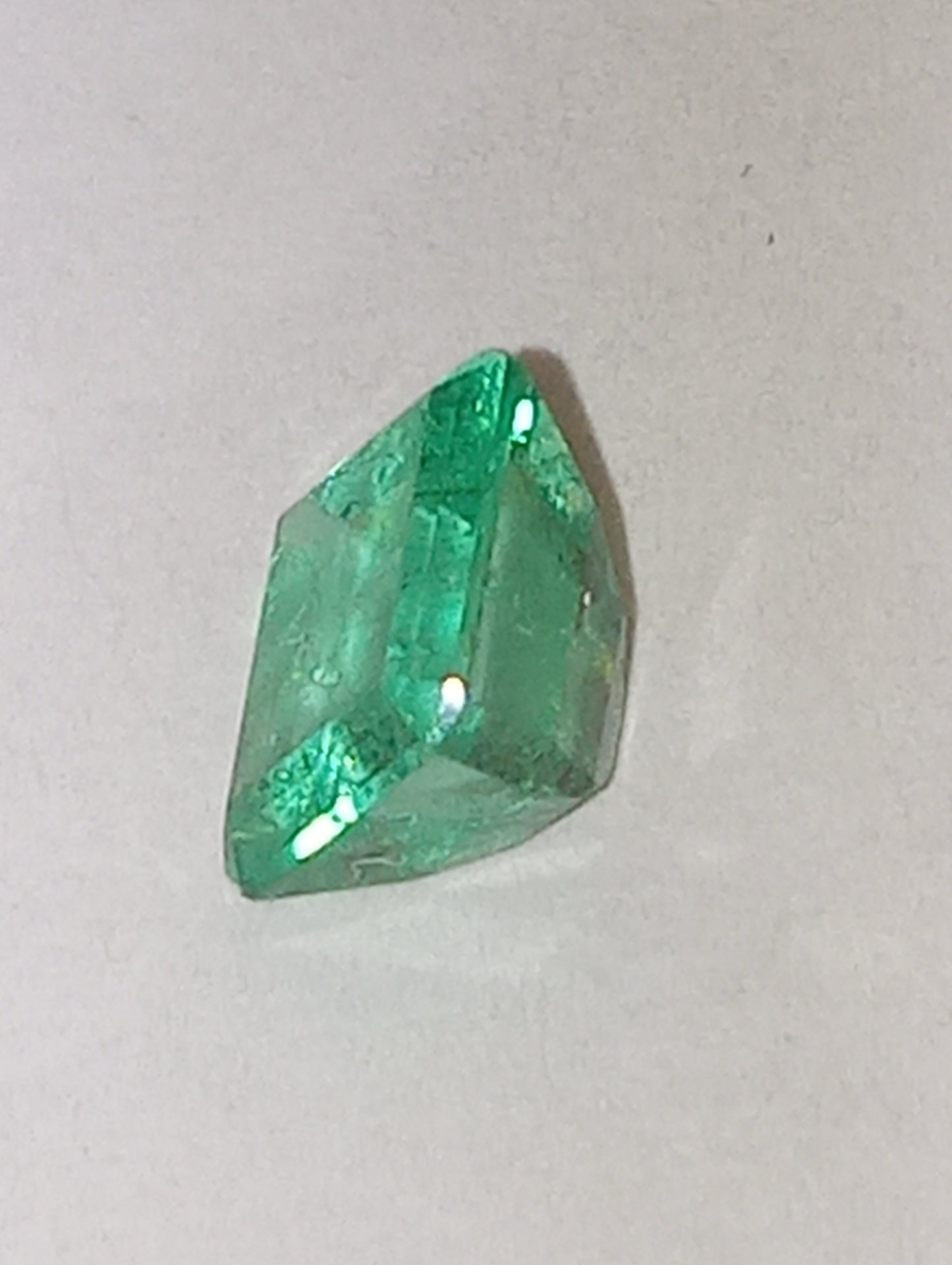 emerald gemstone Colombian, emerald cut, 1.11ct