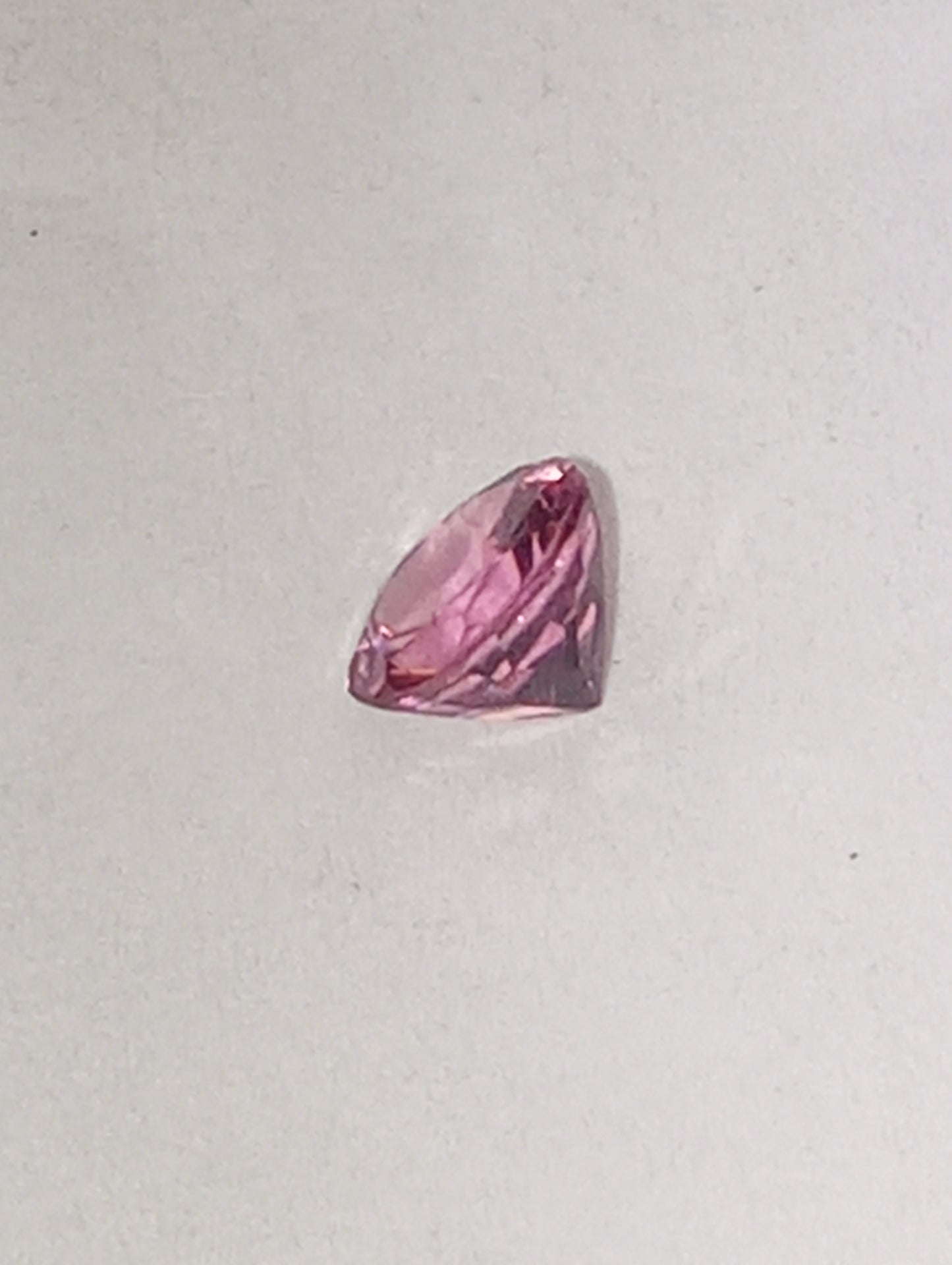 tourmaline gemstone pink, 5mm round cut, .45ct